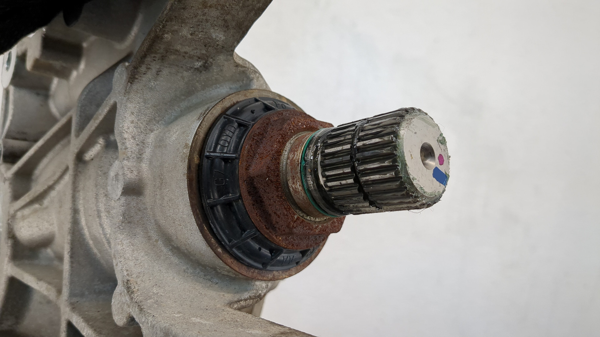 Редуктор переднего моста