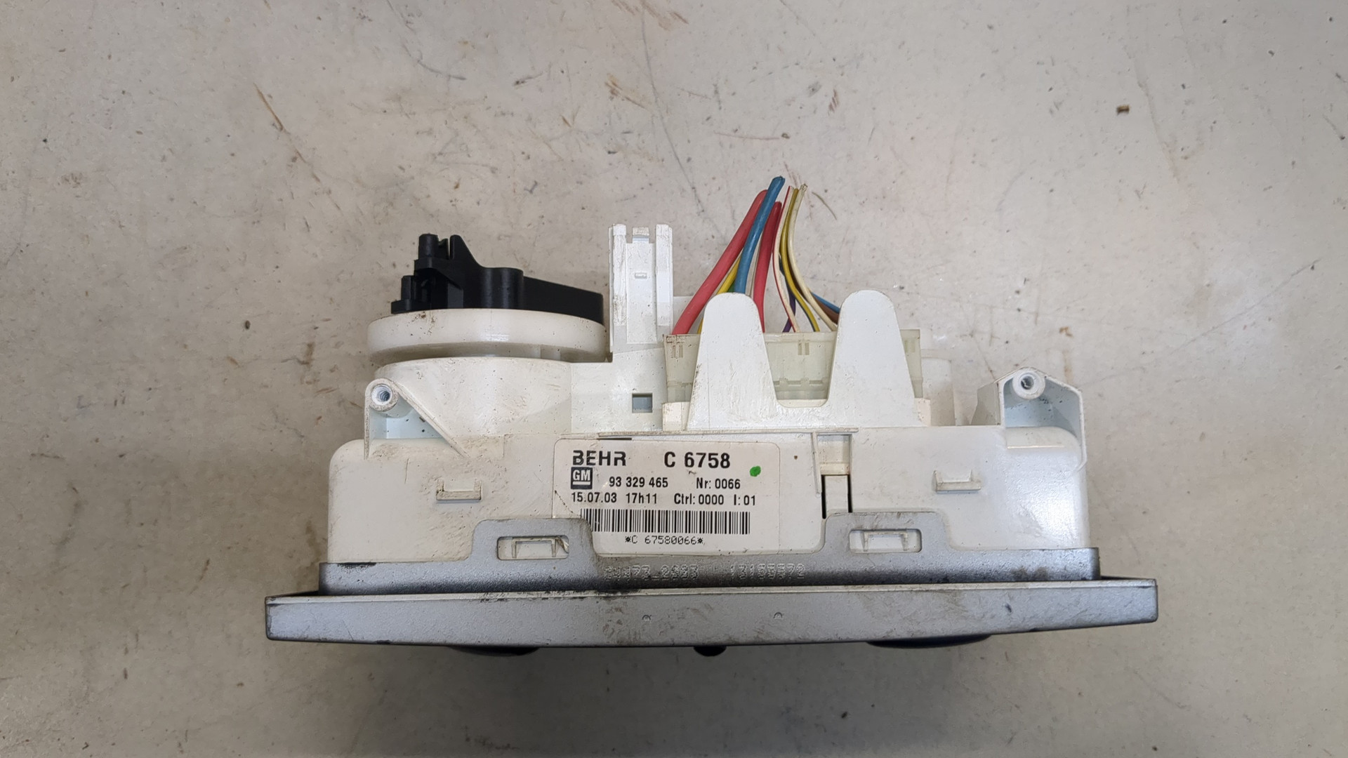 Переключатель отопителя