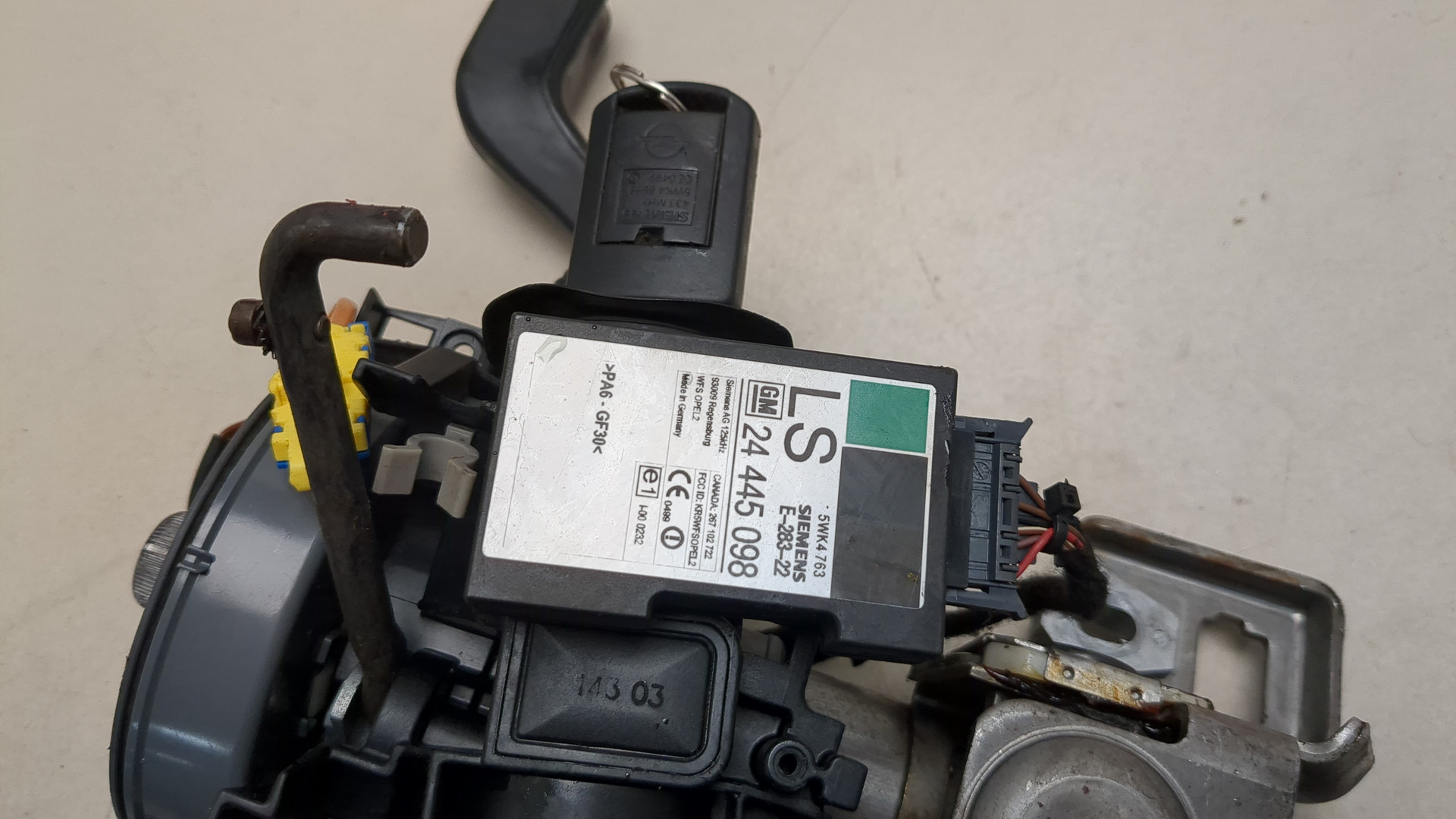 Колонка рулевая