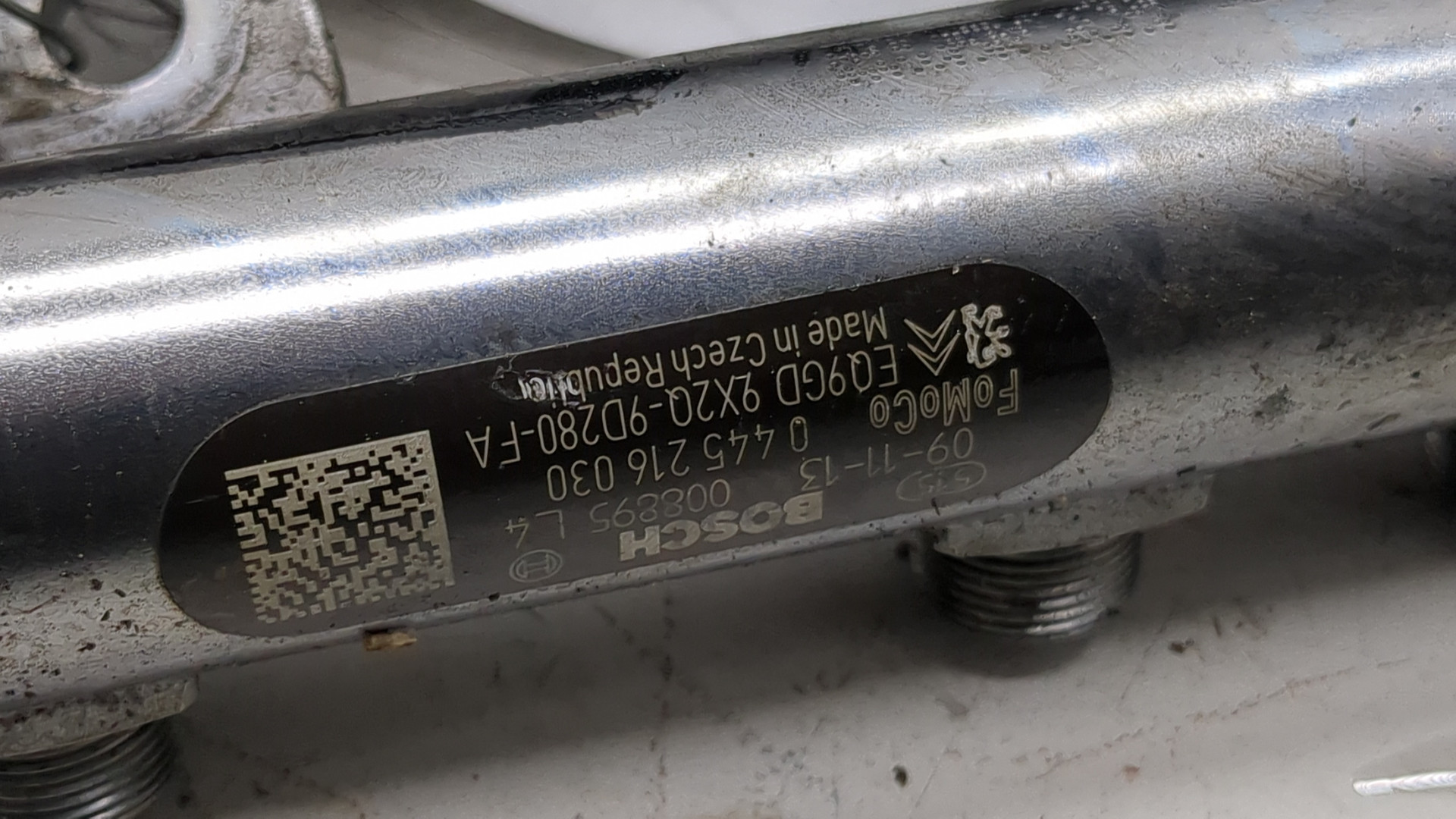 Рейка топливная (рампа)