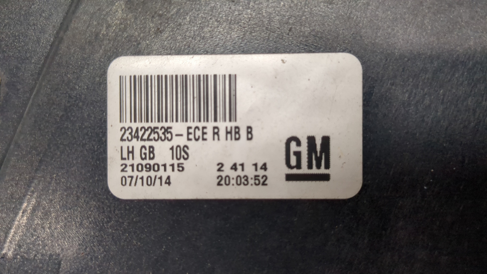 Фонарь задний левый