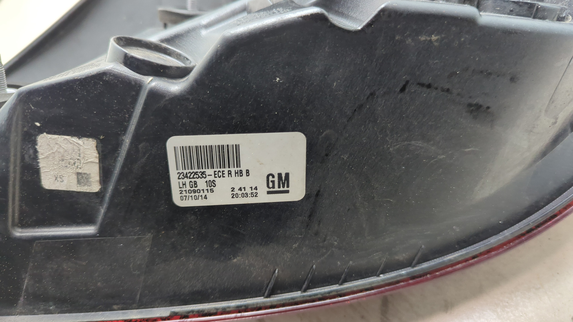 Фонарь задний левый