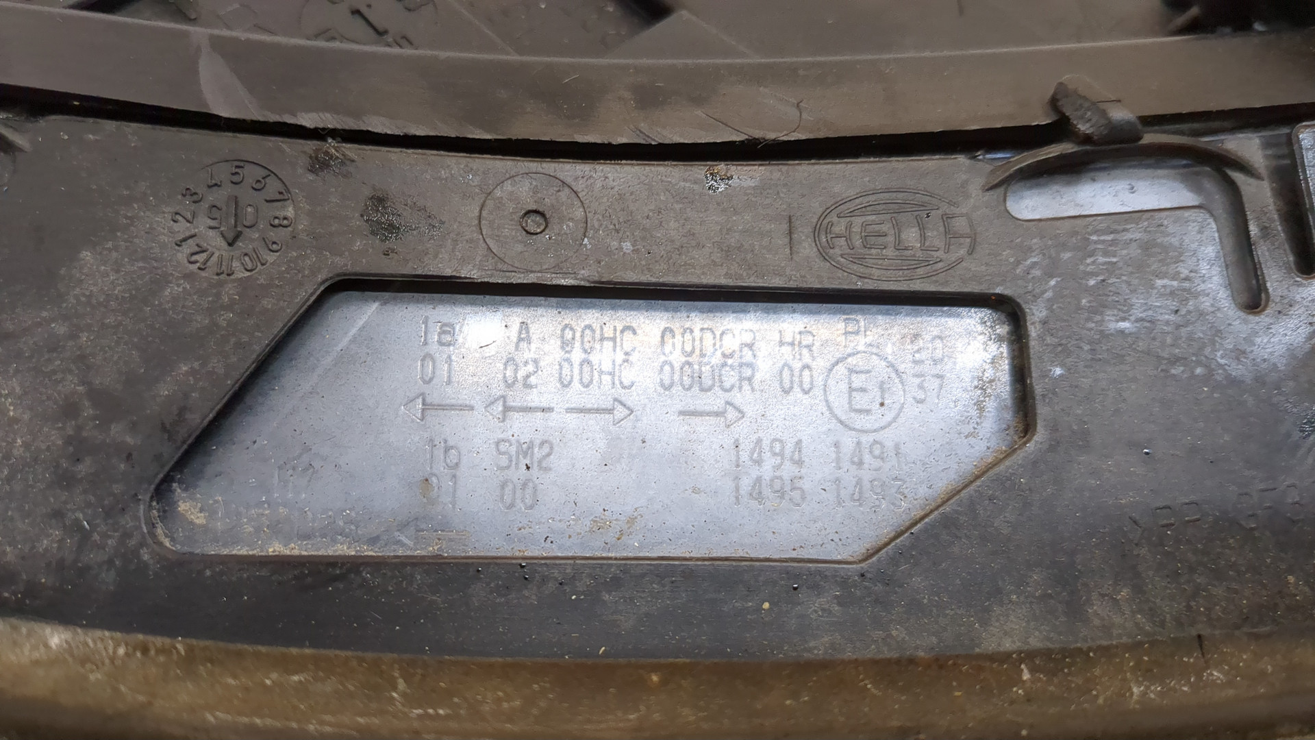 Фара правая