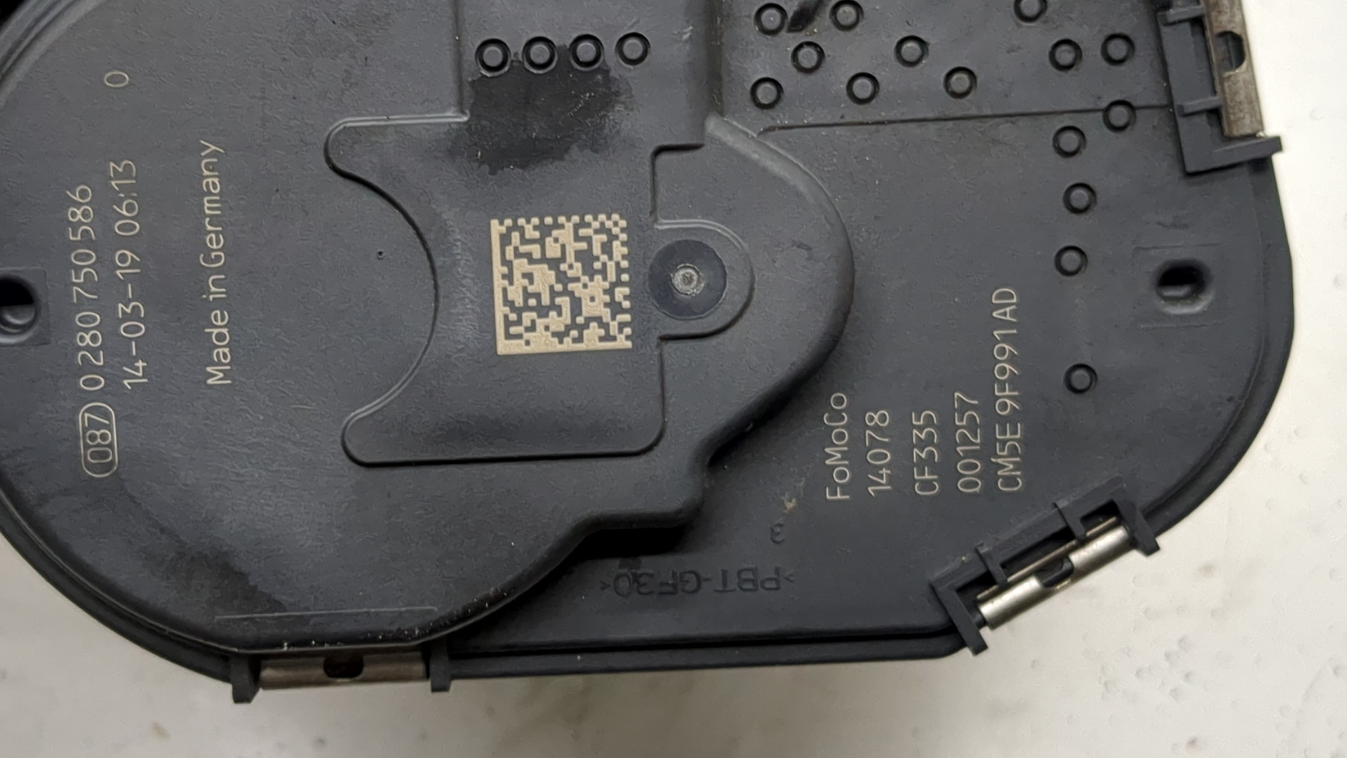 Заслонка дроссельная электрическая