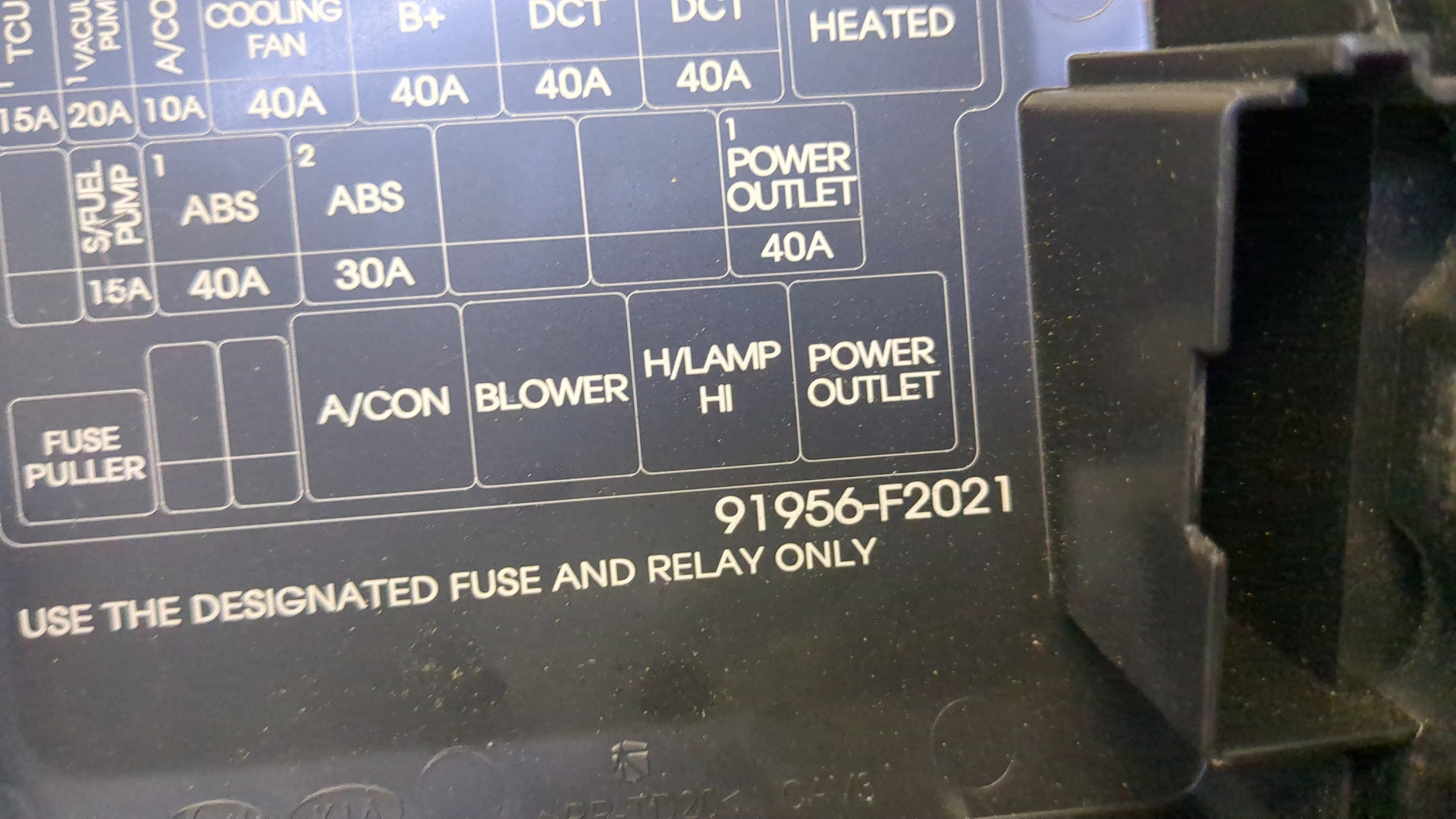 Блок предохранителей