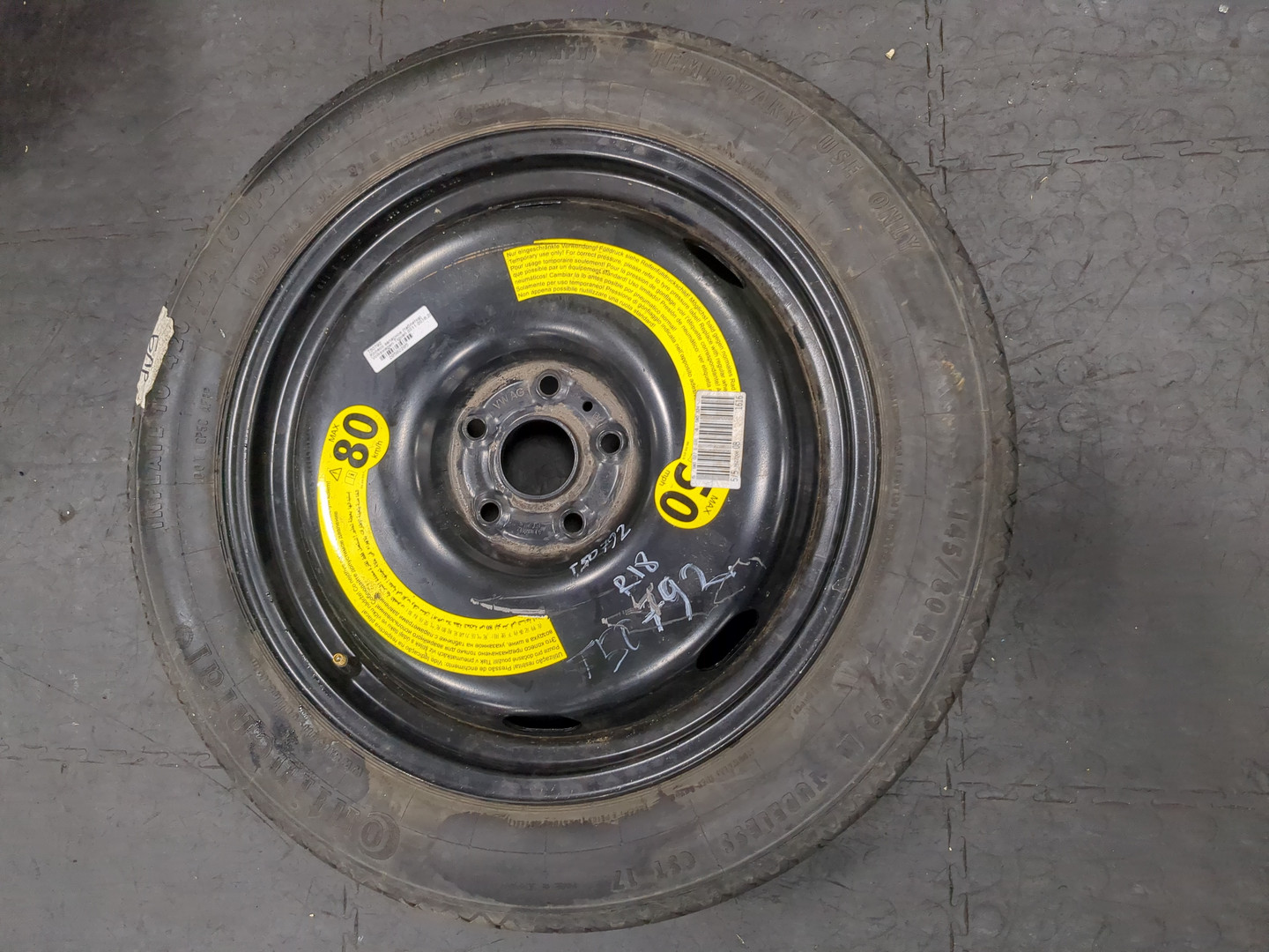 Диск запасного колеса/докатка