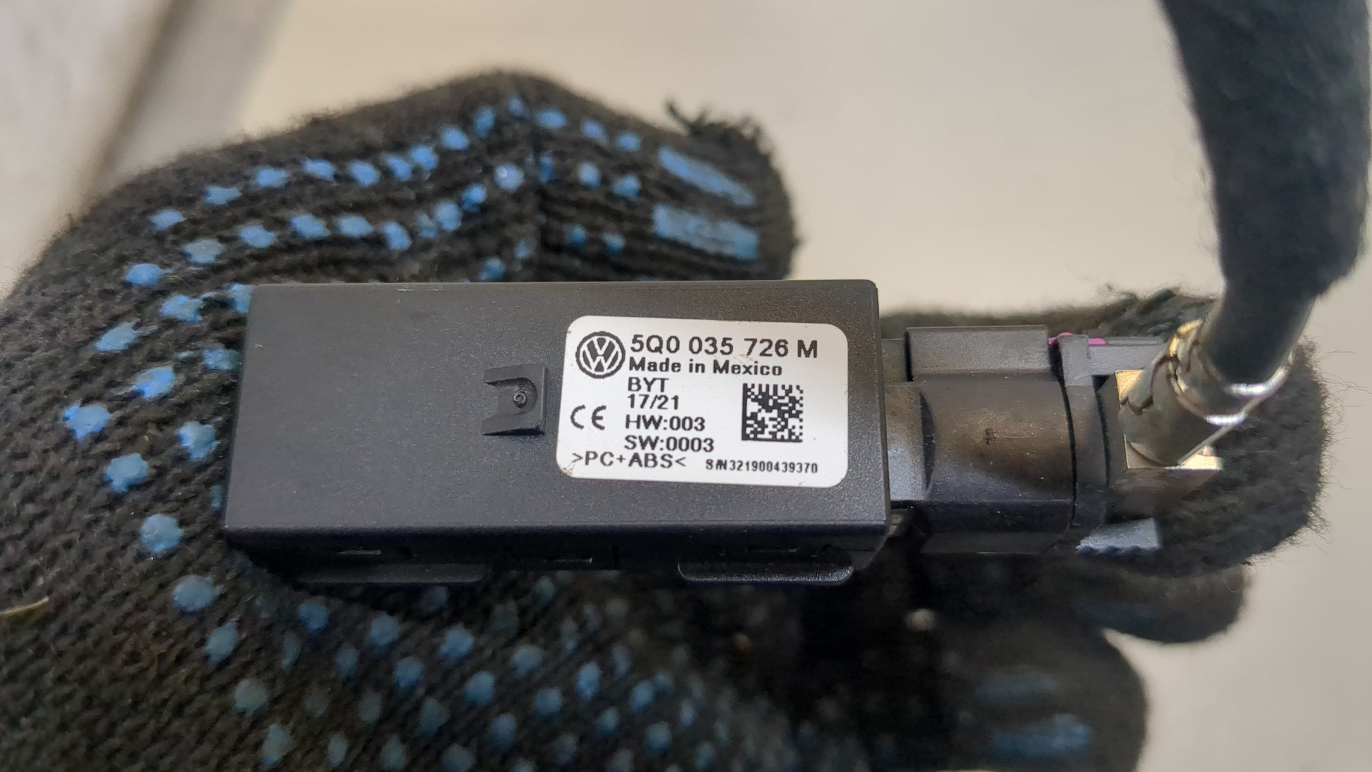 Гнездо AUX / USB IN для Tiguan II (AD1) 2016-2023