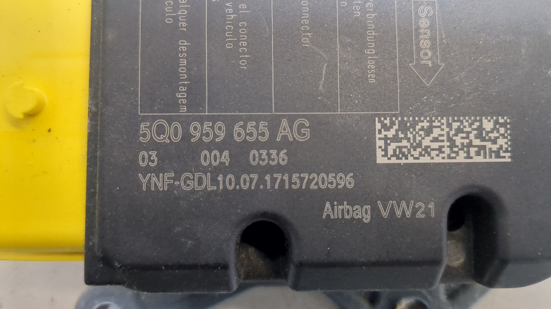 Блок управления подушек безопасности (AIR BAG)