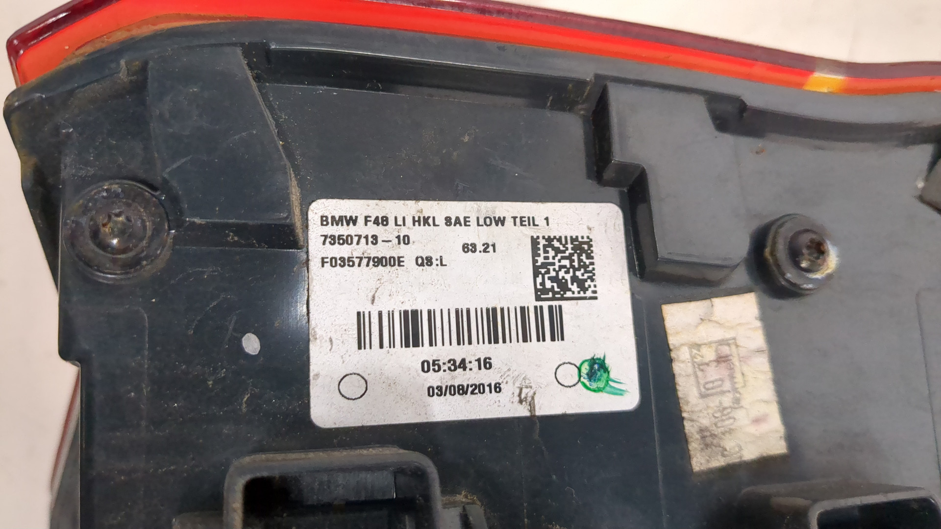 Фонарь задний левый