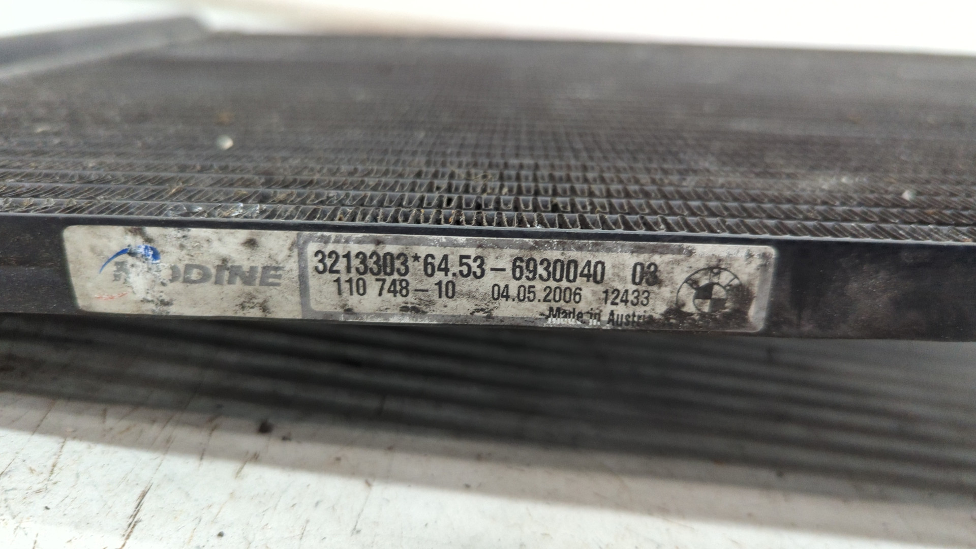 Радиатор кондиционера / конденсер