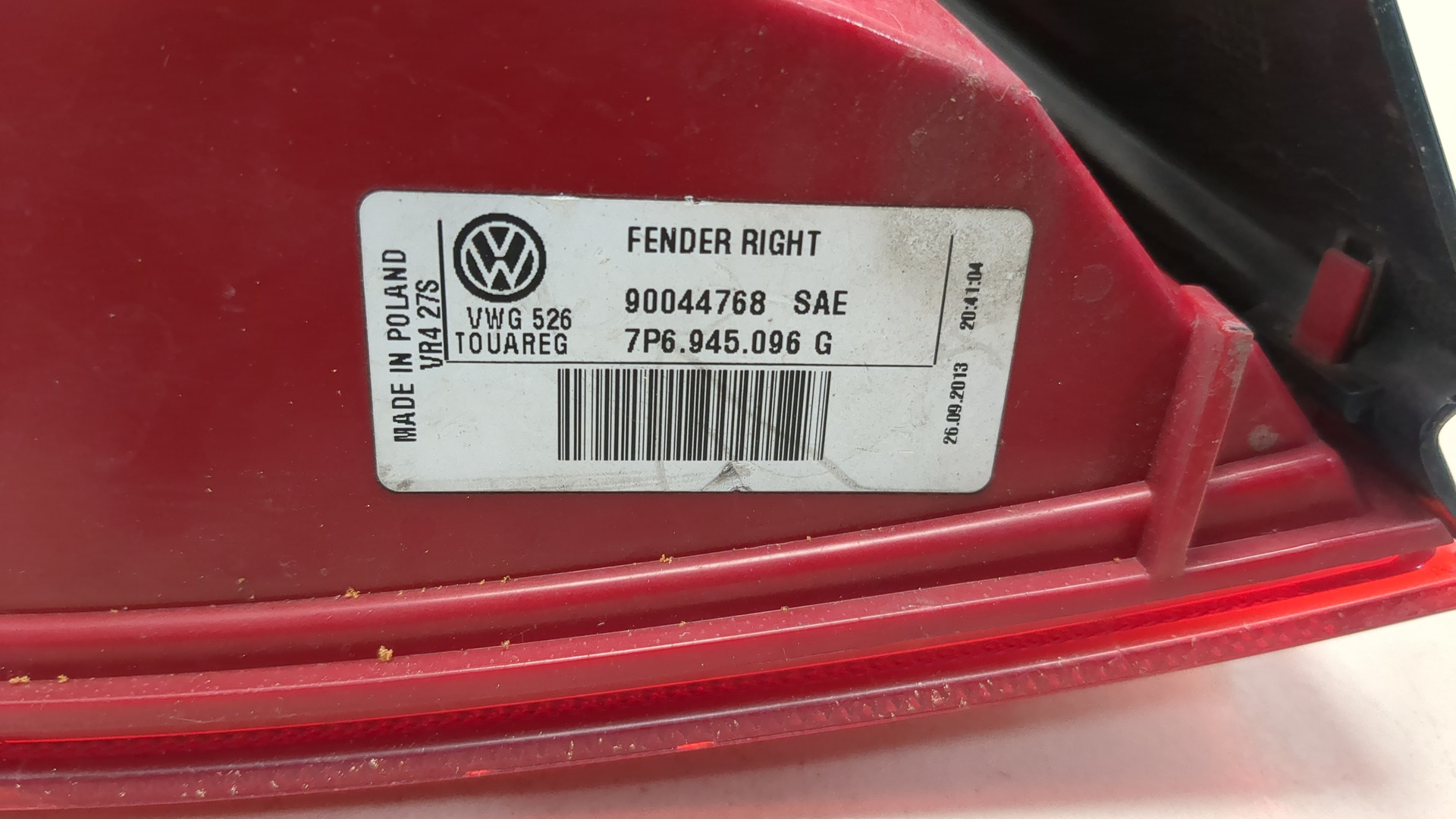 Фонарь задний правый