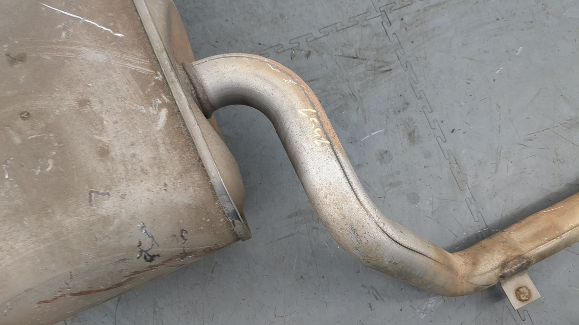 Глушитель задняя часть