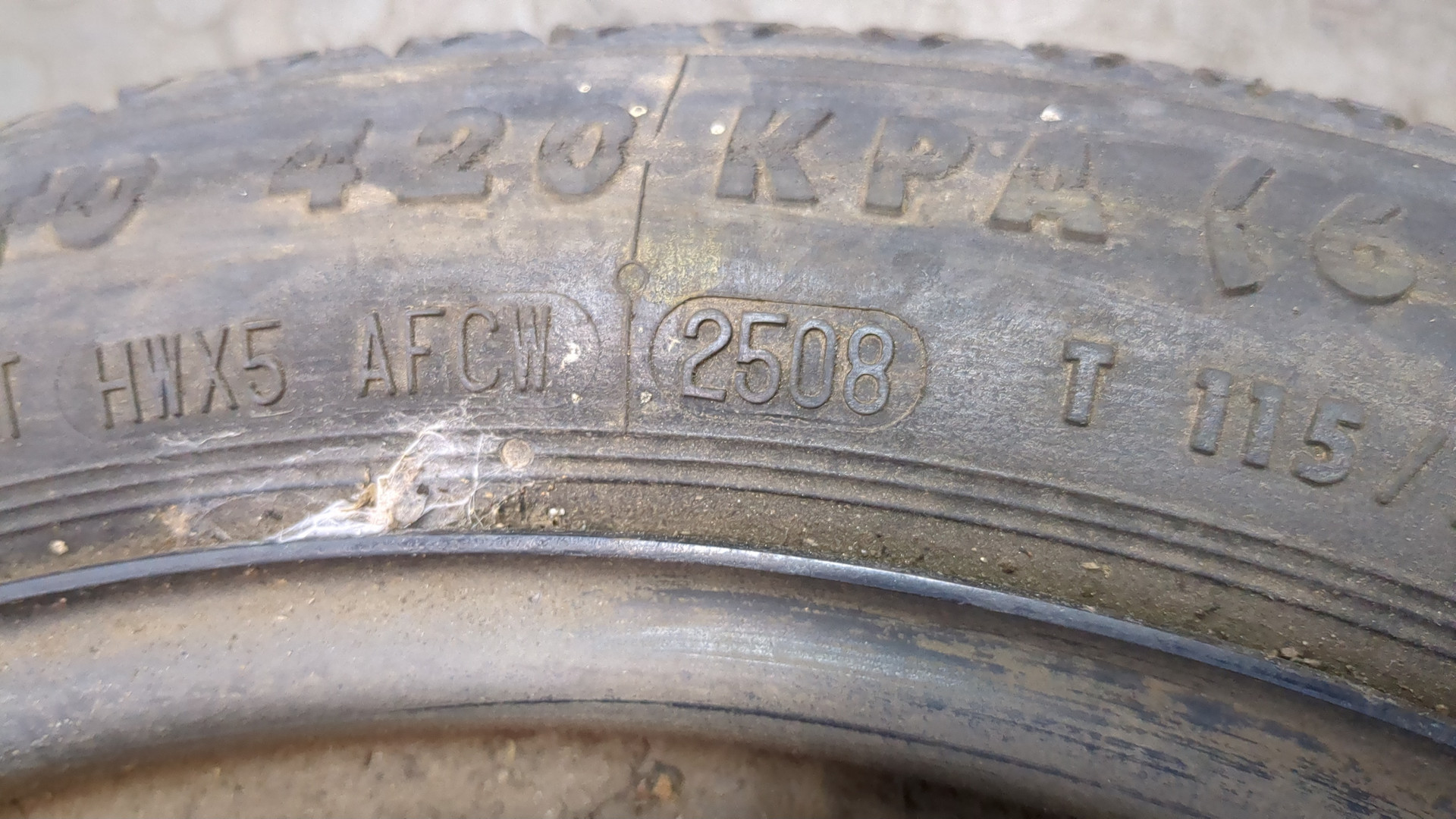 Диск запасного колеса/докатка