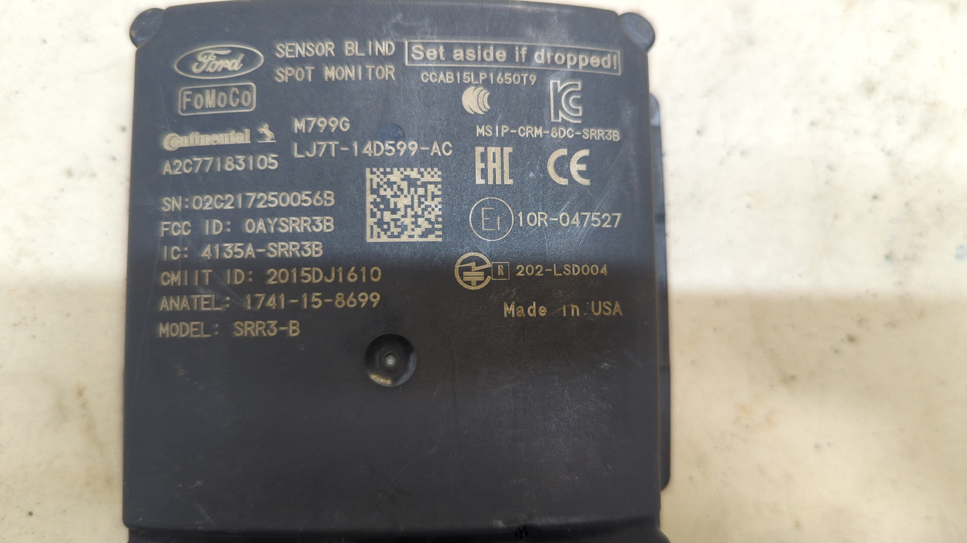 Радар BSD (Слепых зон)