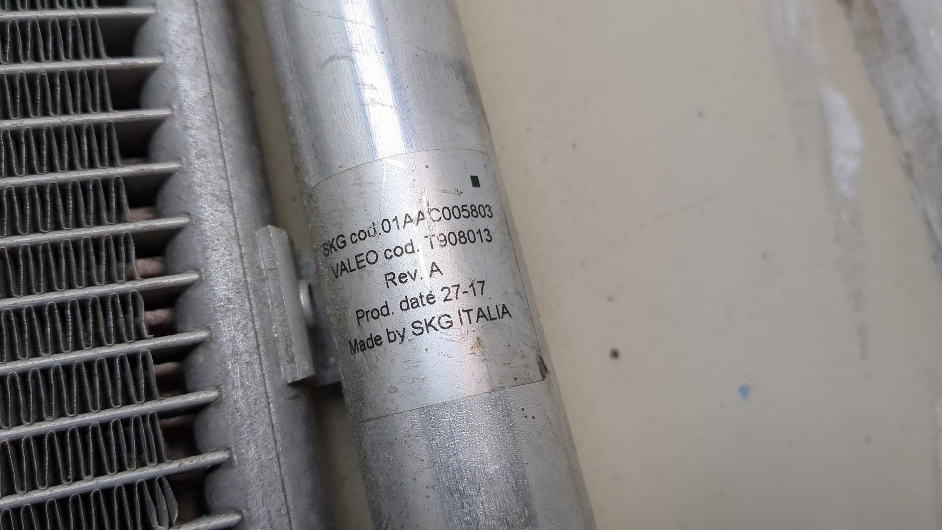 Радиатор кондиционера / конденсер