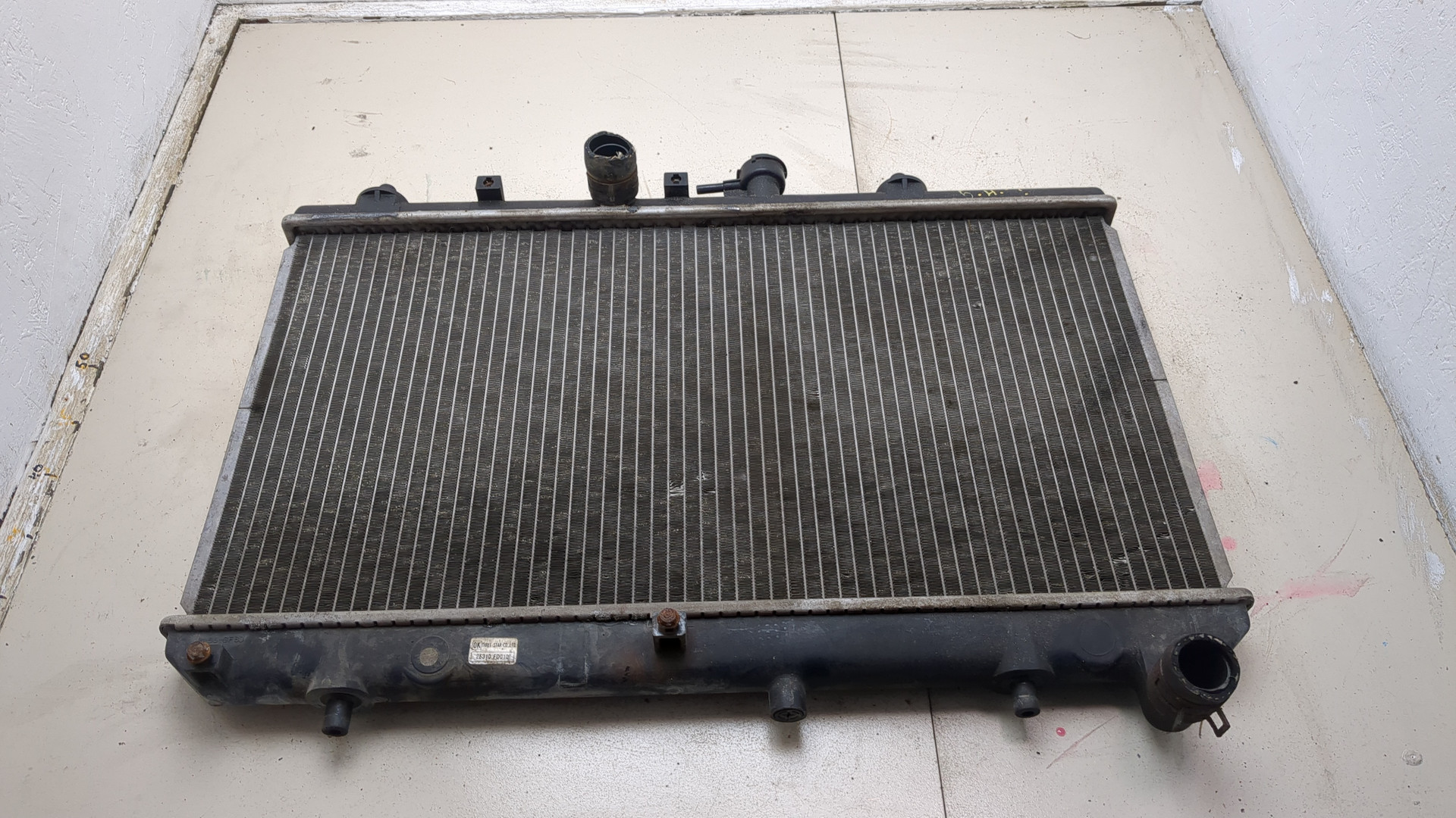 Радиатор охлаждения двигателя основной
