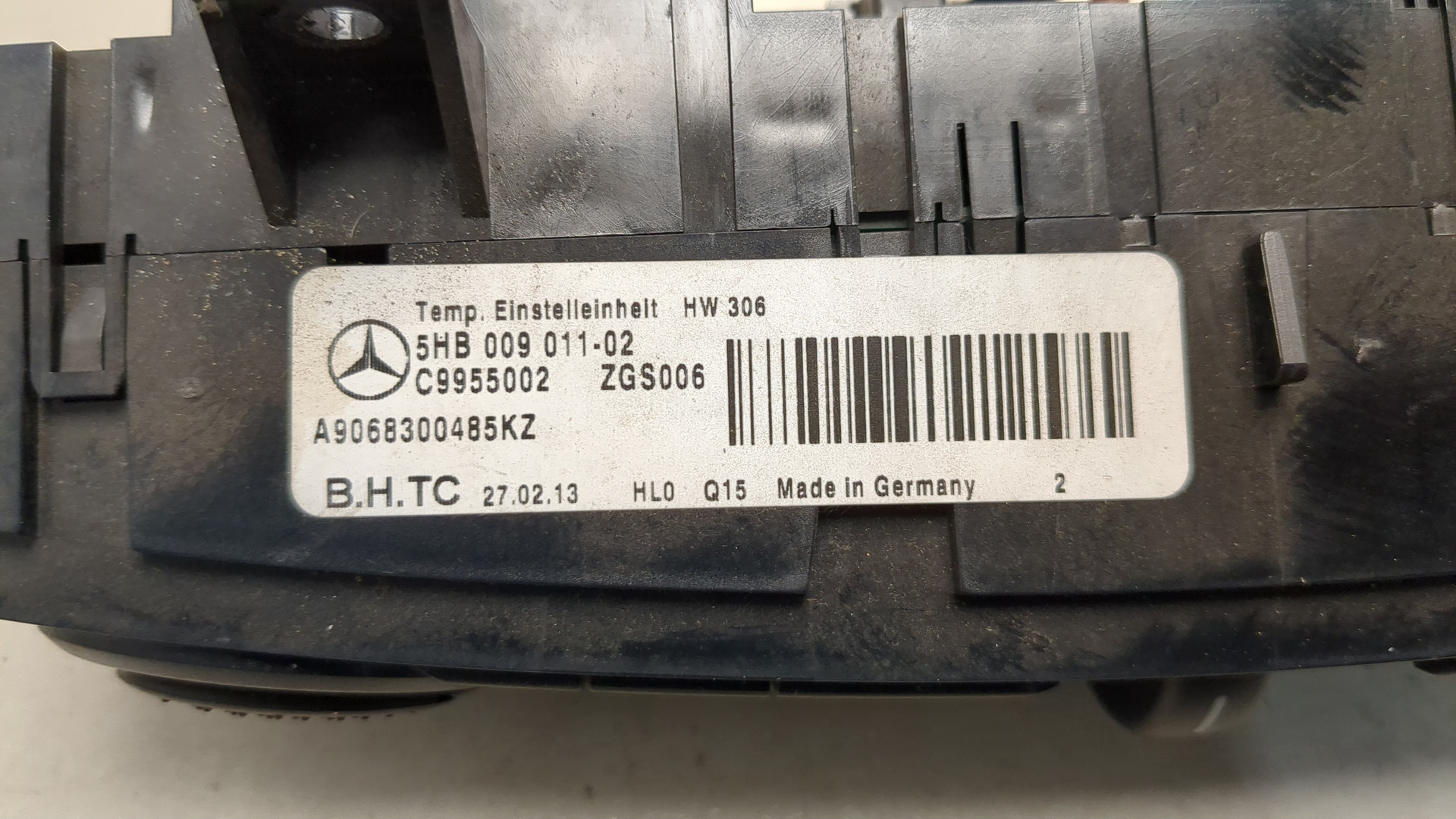 Переключатель отопителя