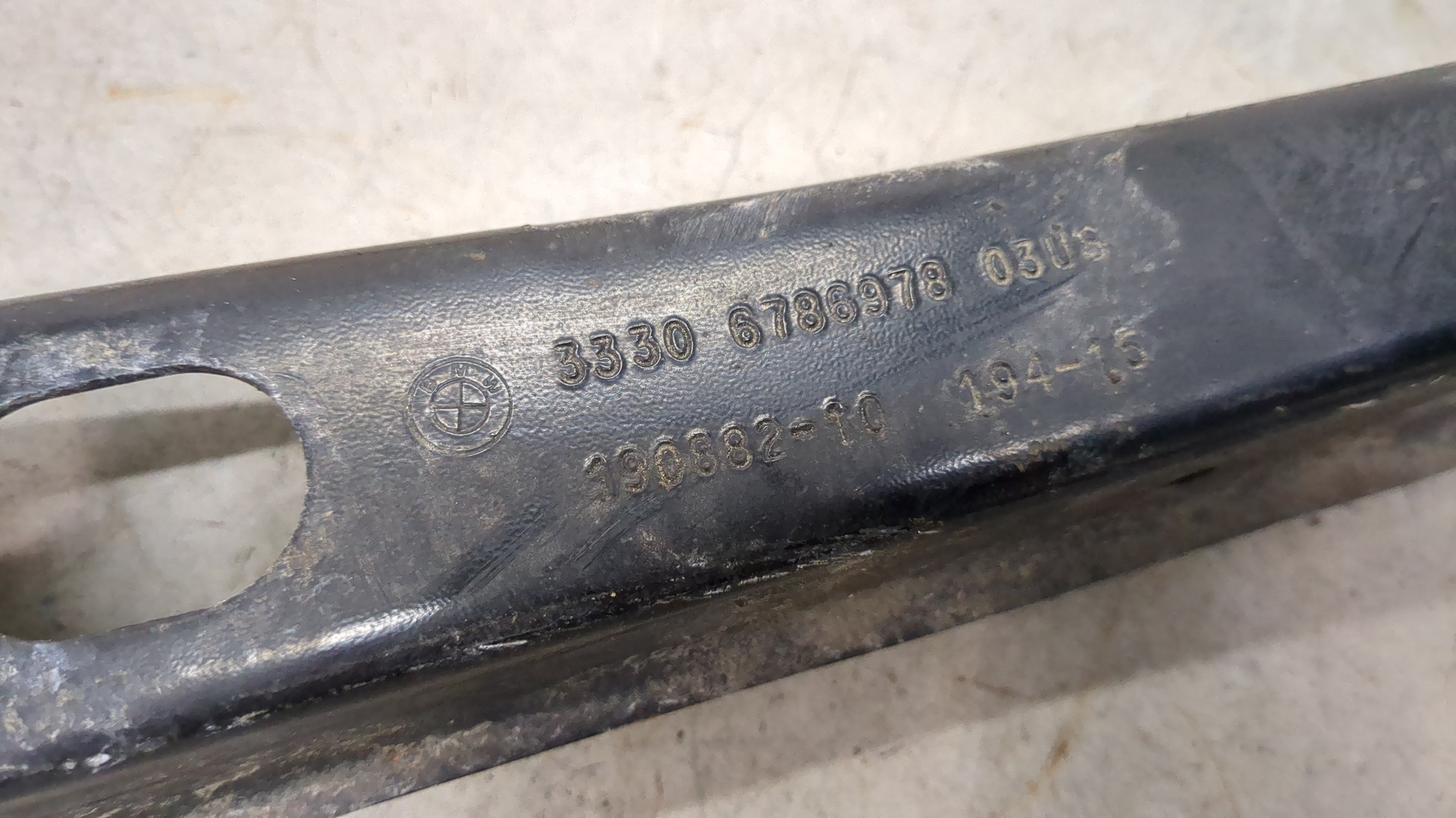 Рычаг задний