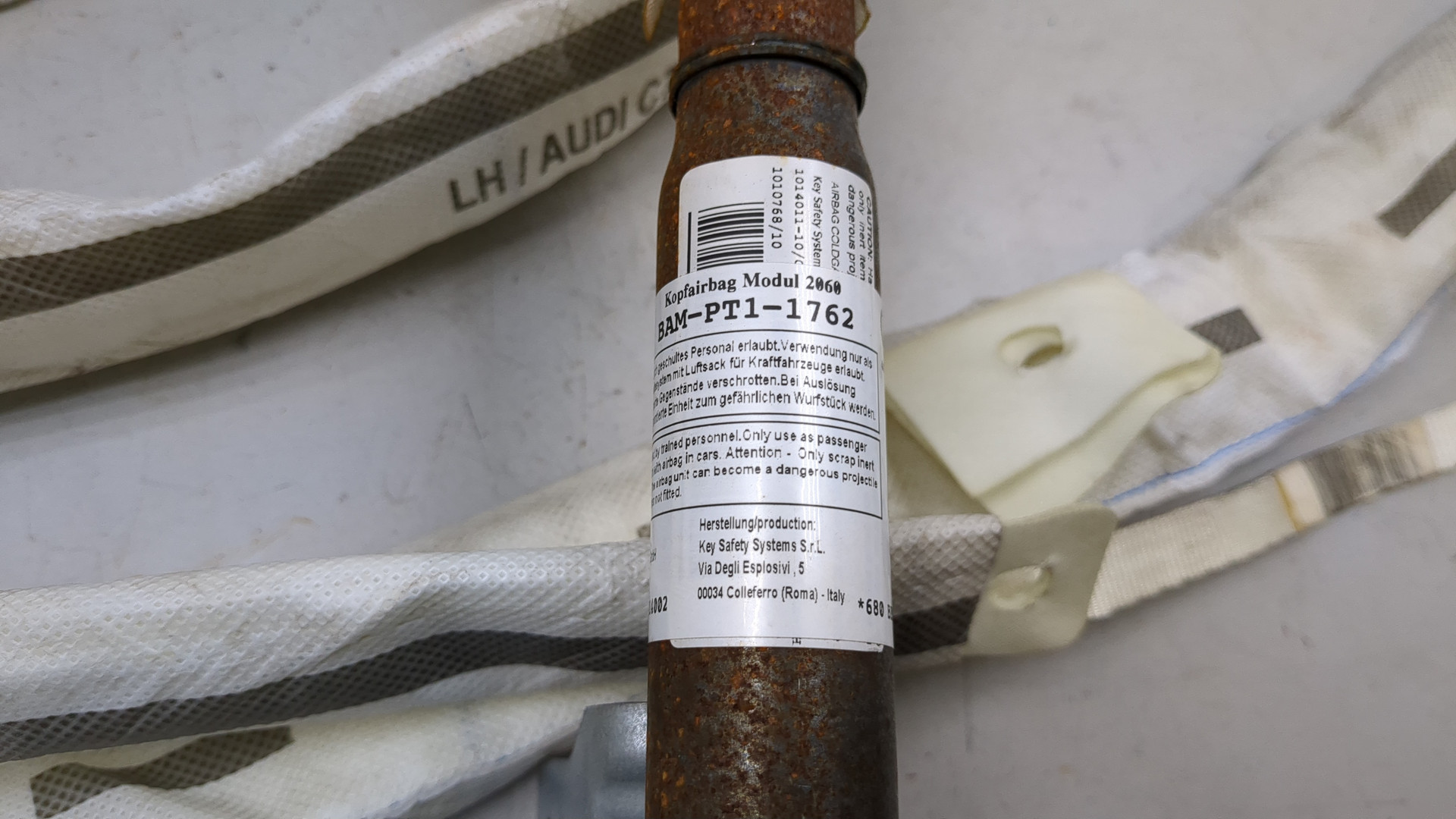 Подушка безопасности боковая (шторка)