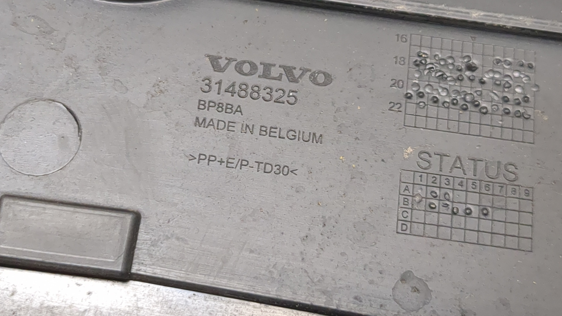 Спойлер переднего бампера