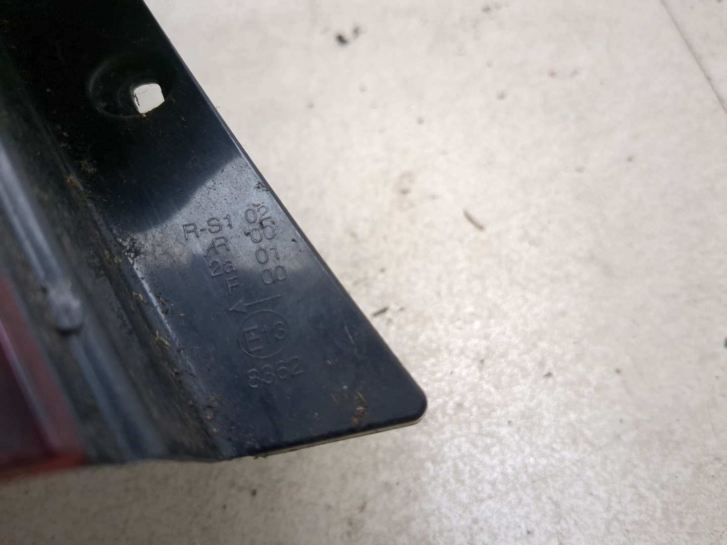 Фонарь задний левый