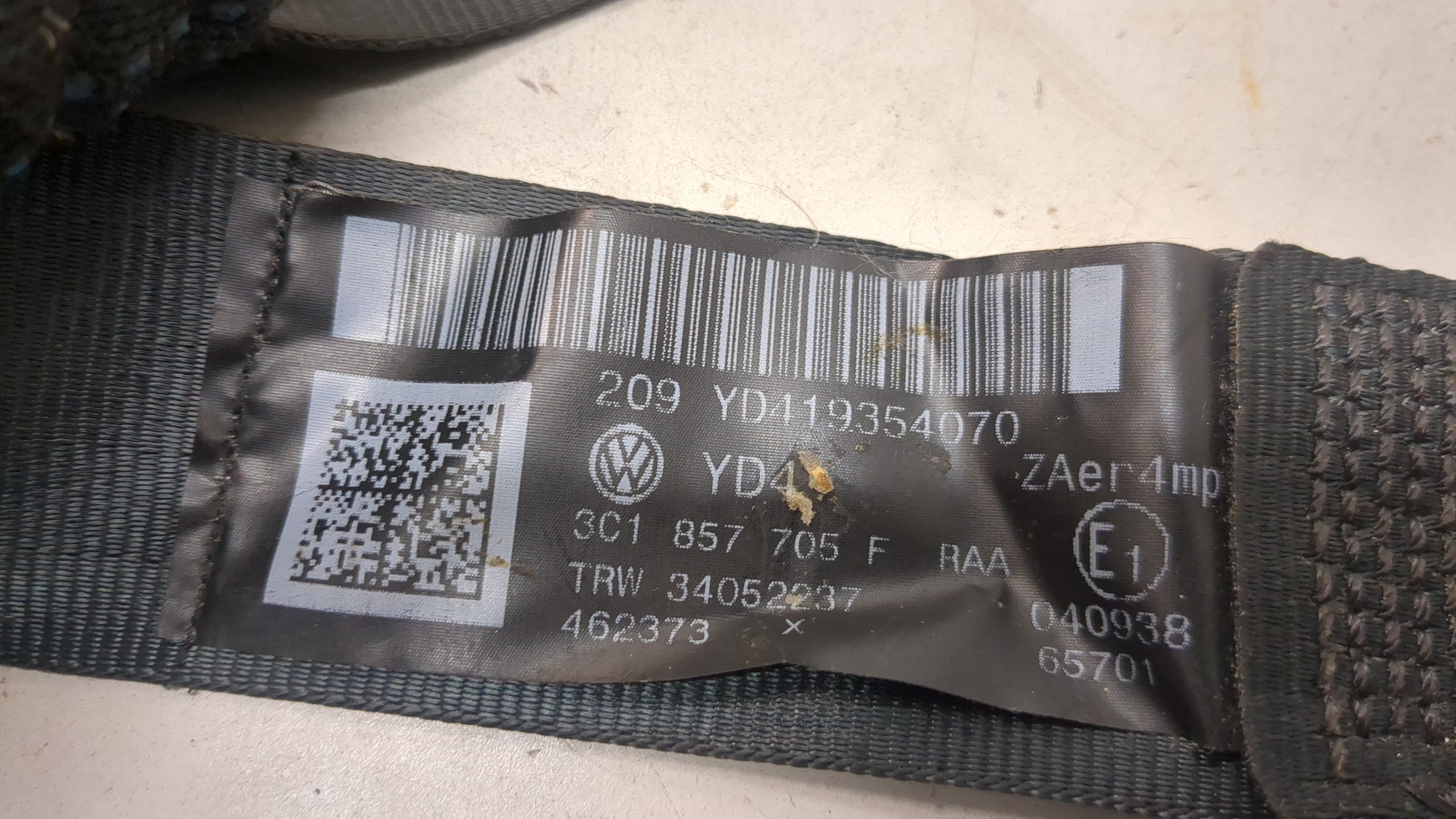 Ремень безопасности