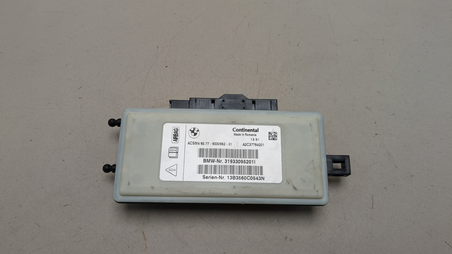 Блок управления подушек безопасности (AIR BAG)