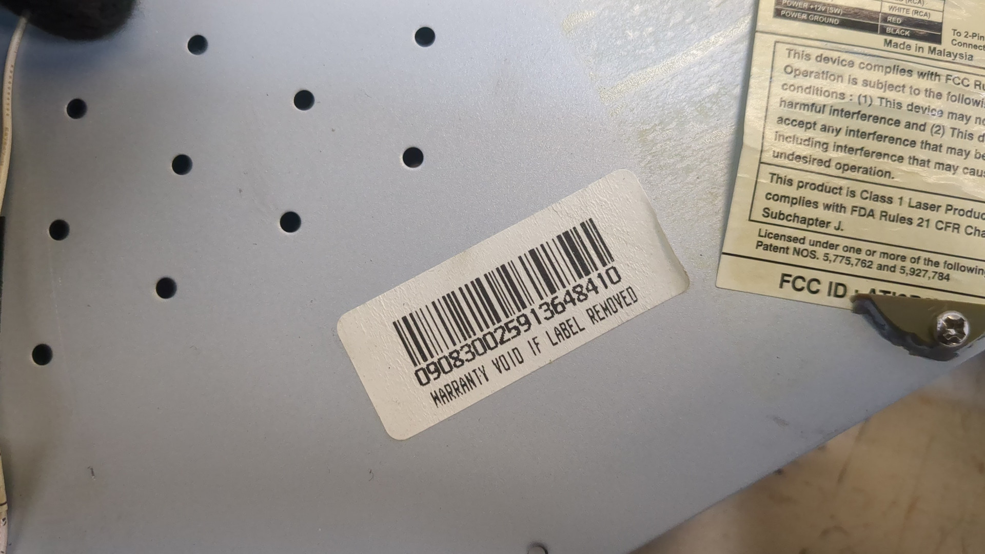 Дисплей проигрывателя CD