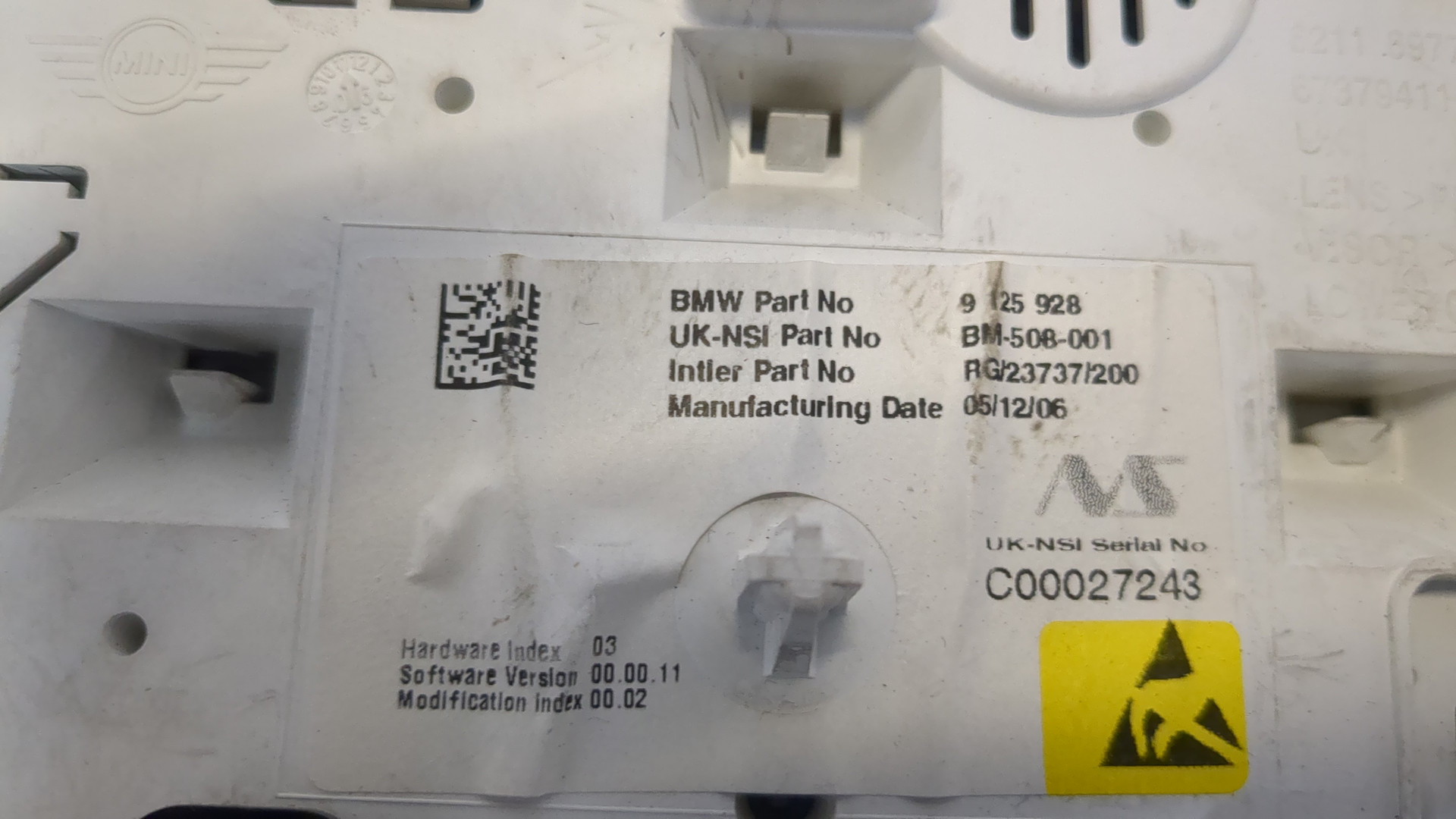 Панель приборов