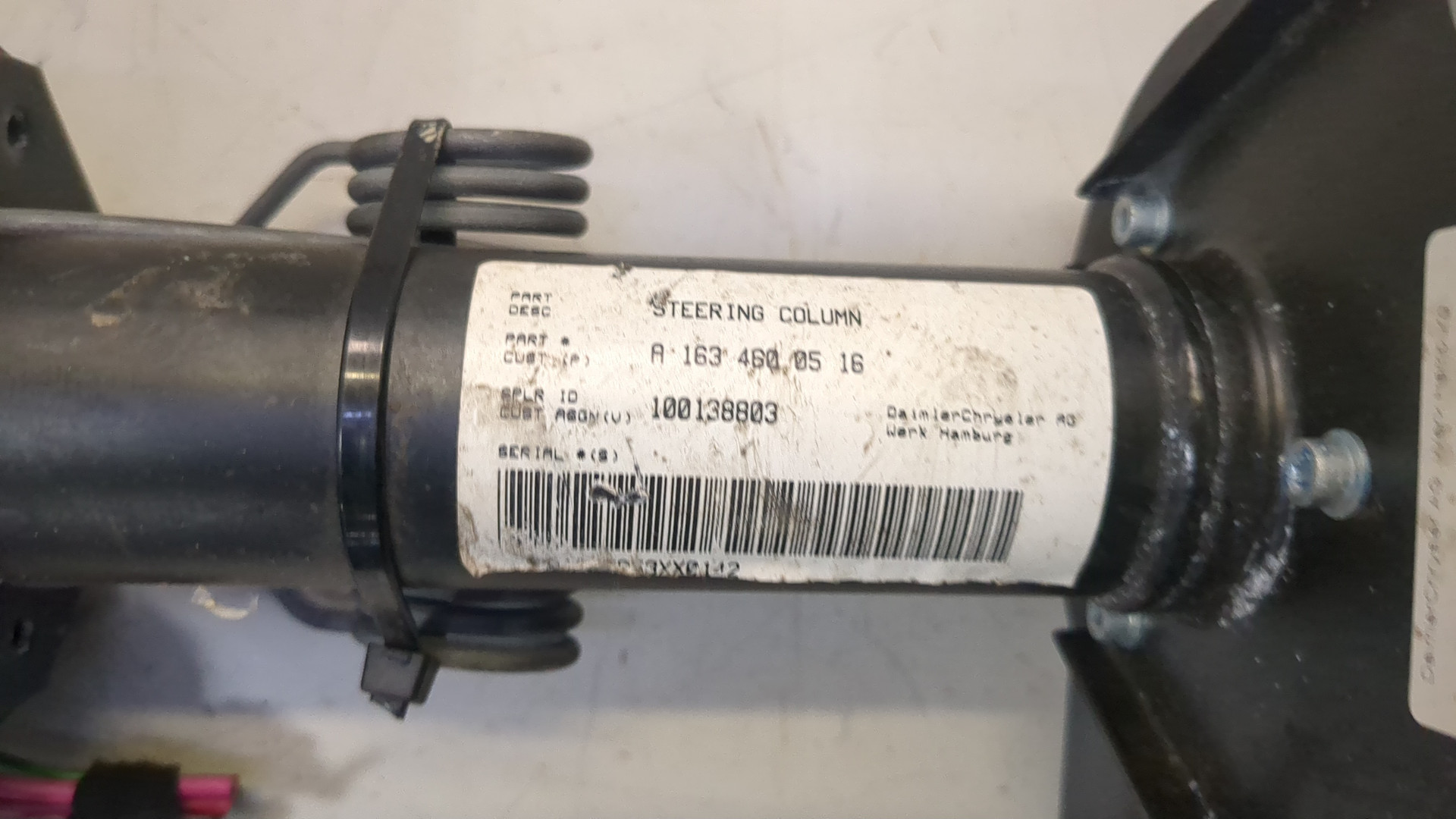 Колонка рулевая