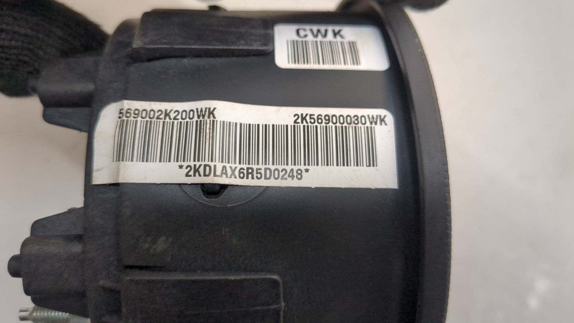 Подушка безопасности в рулевое колесо