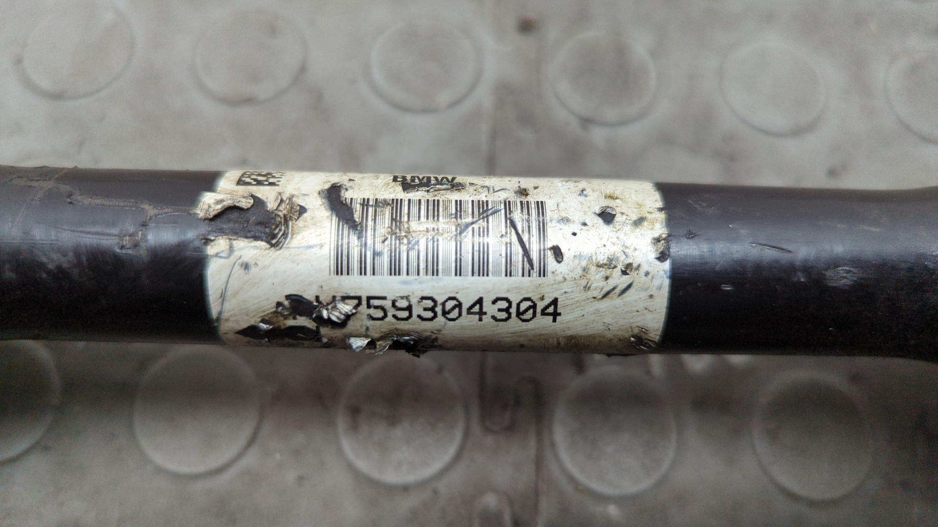 Полуось передняя левая