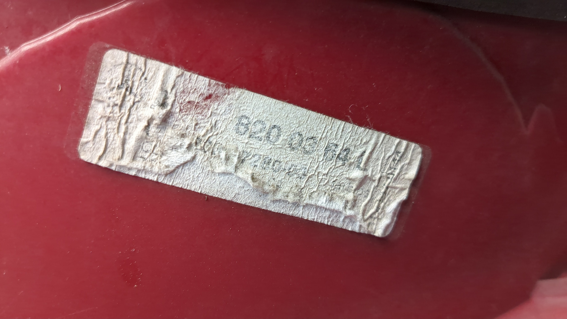 Фонарь задний левый