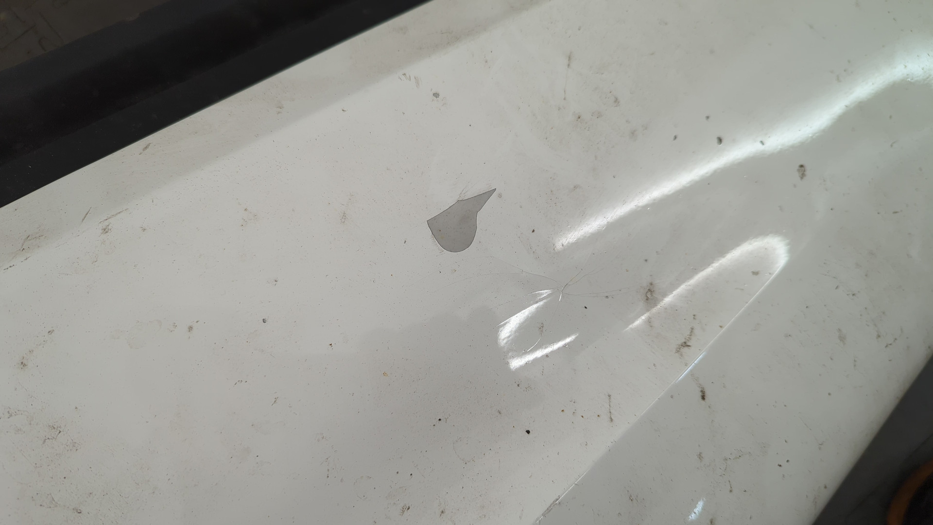 Накладка переднего бампера