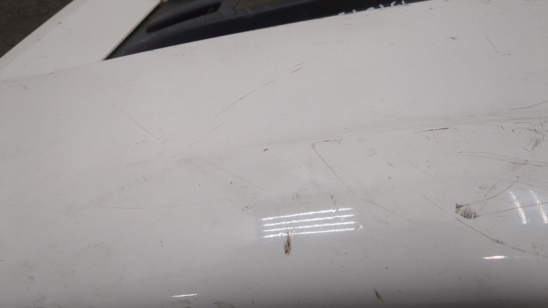 Накладка переднего бампера левая