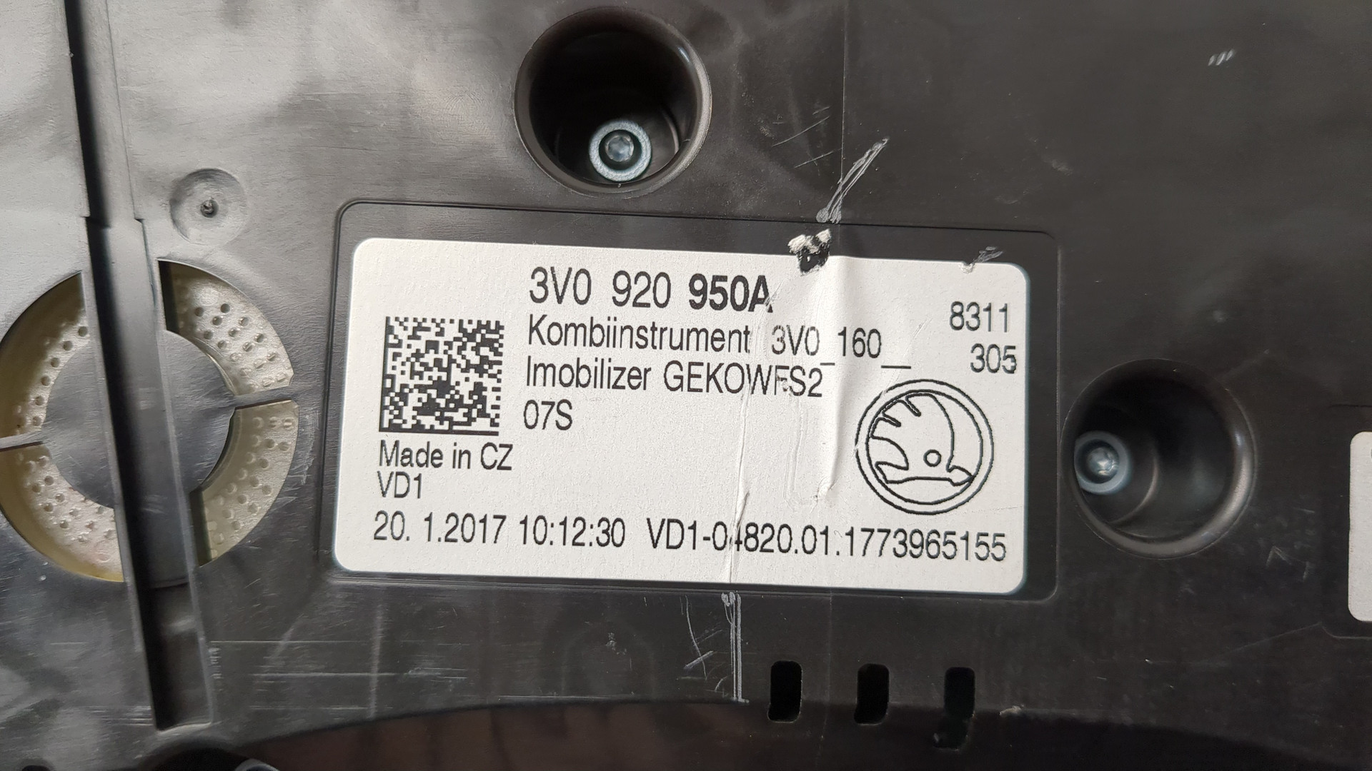 Панель приборов