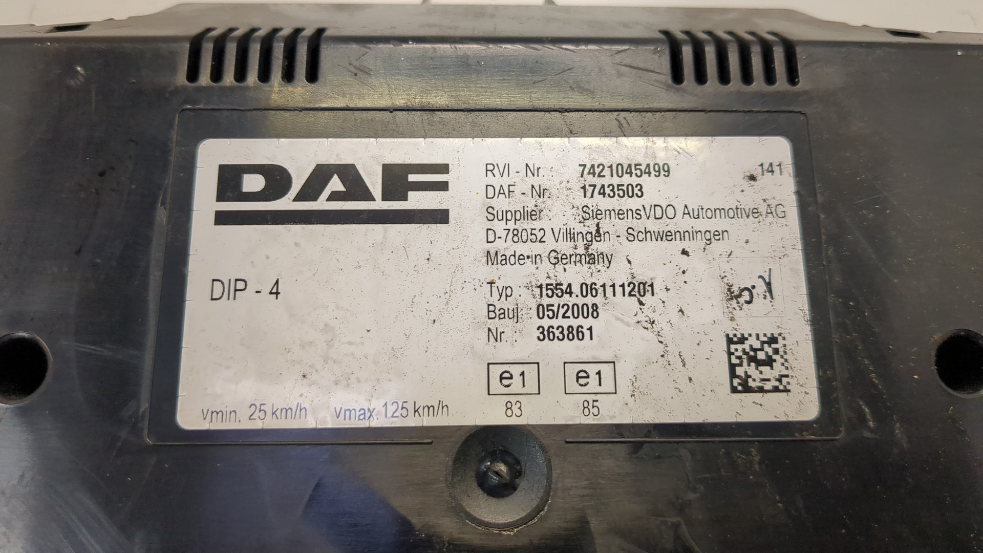 Панель приборов