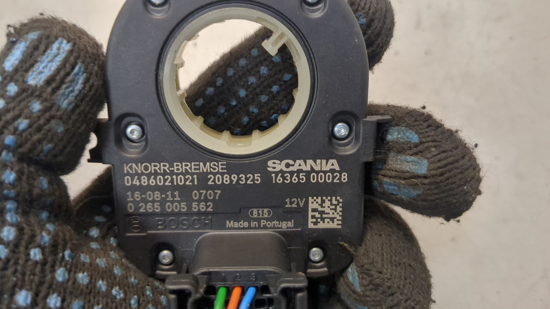 Датчик угла поворота рулевого колеса