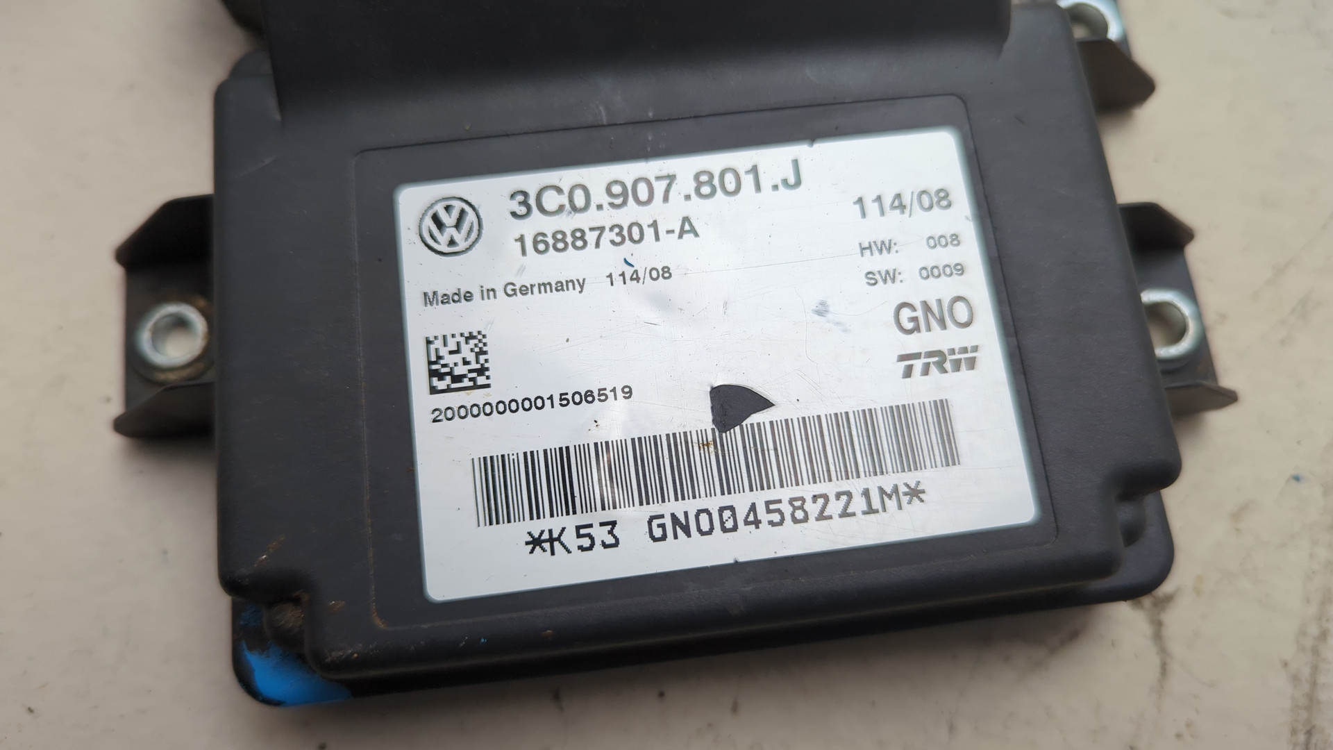 Блок управления парковочным тормозом