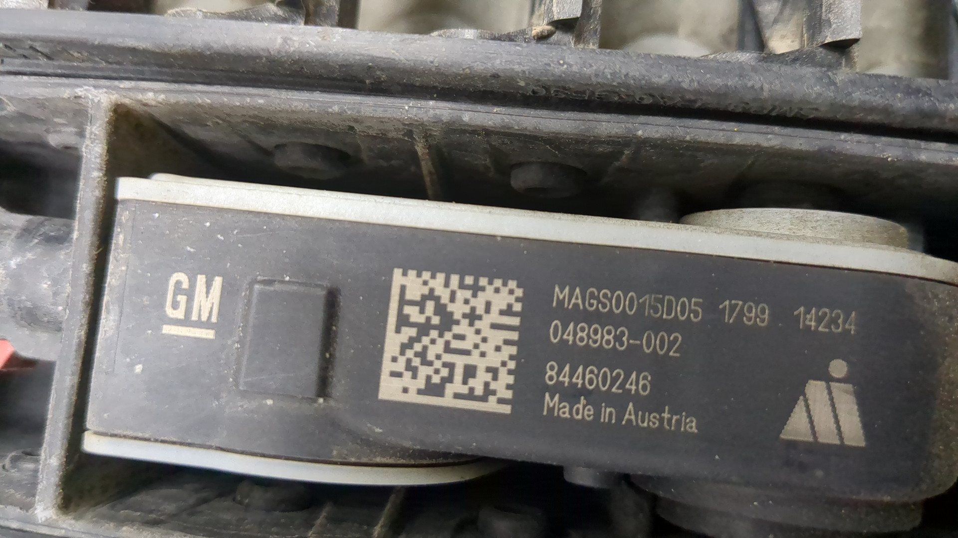 Жалюзи (воздуховод) бампера переднего