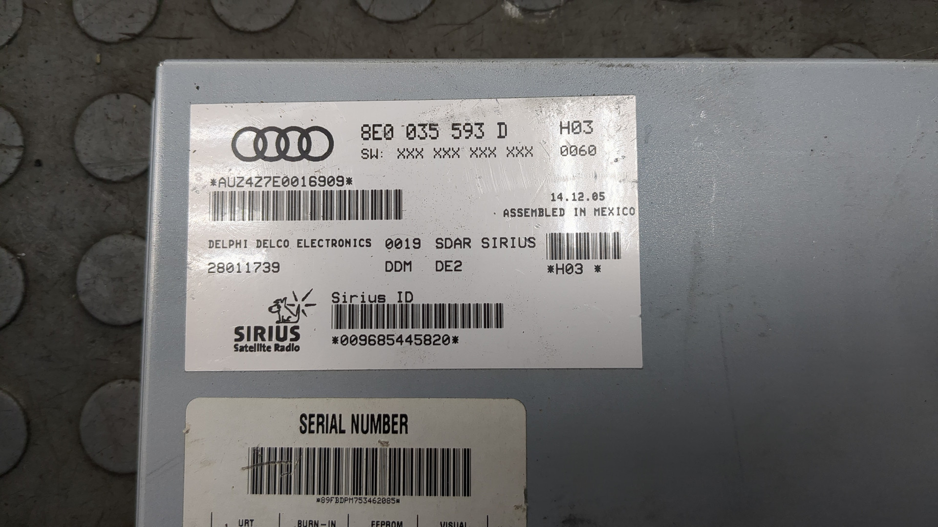 Блок электронный