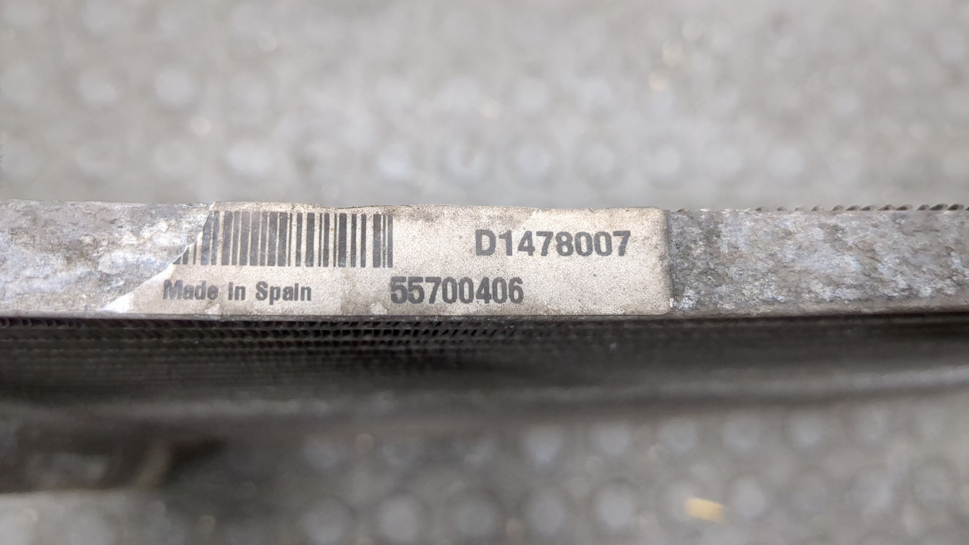 Радиатор кондиционера / конденсер