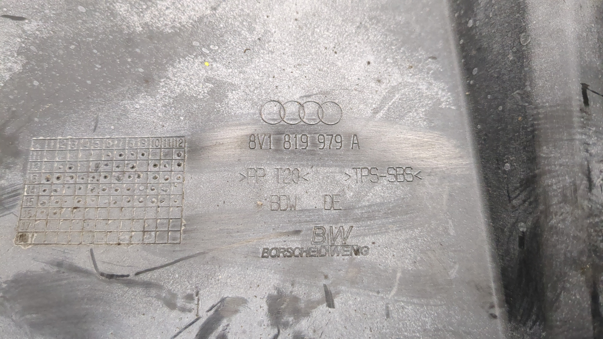 Решетка стеклоочистителей (Жабо)