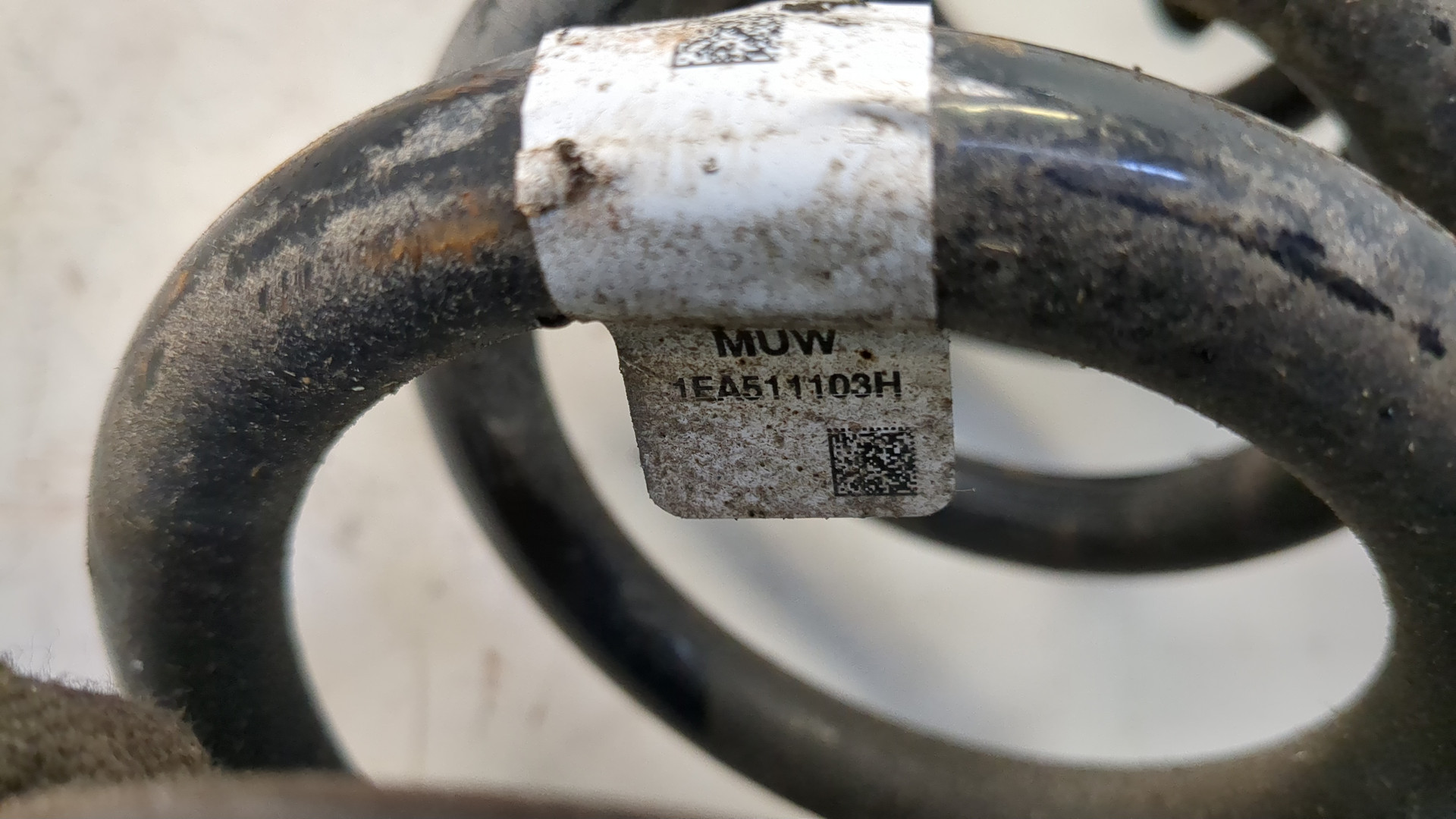 Пружина задняя