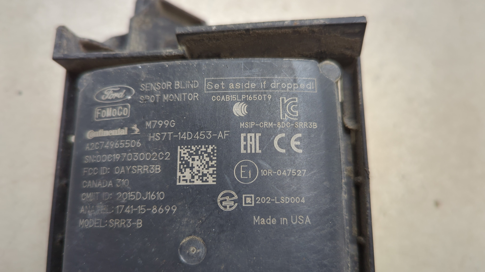 Радар BSD (Слепых зон)