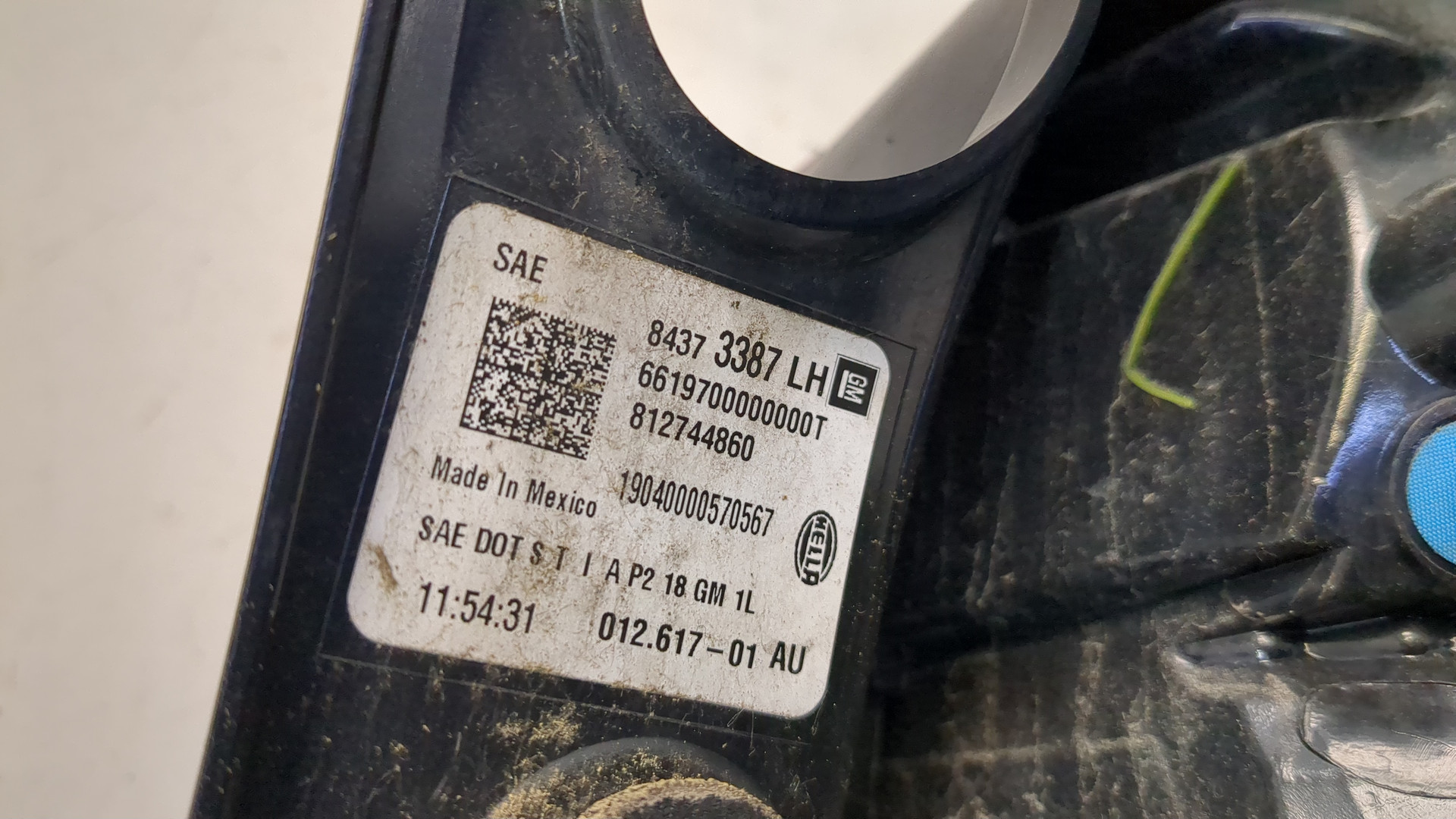 Фонарь задний левый