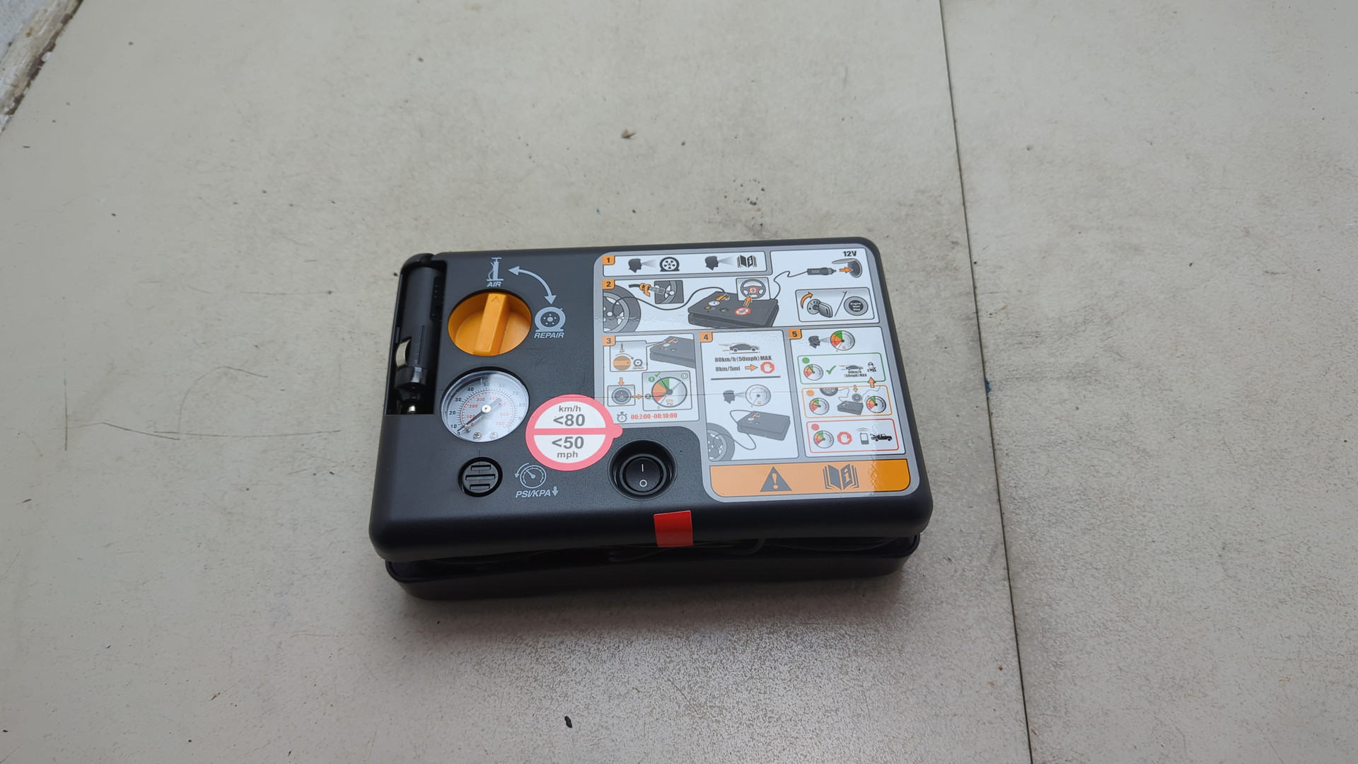 Компрессор подкачки колес