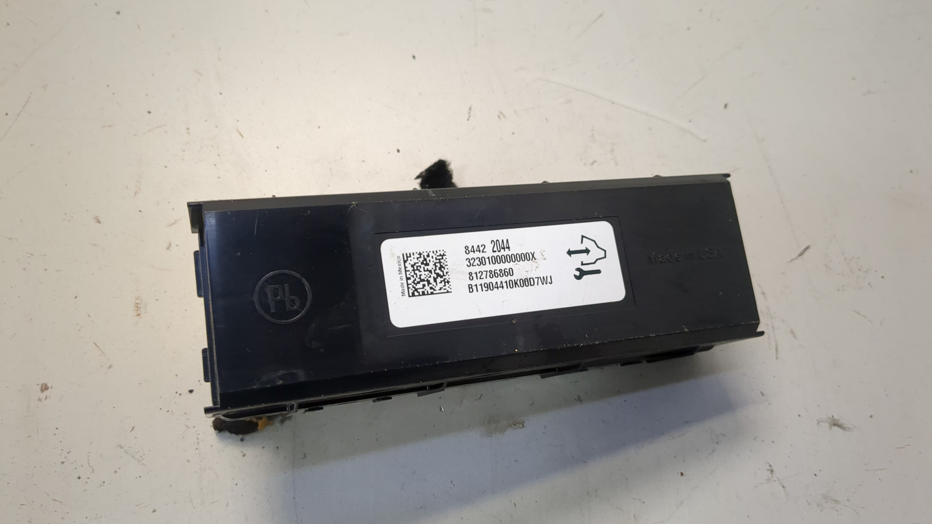 Блок управления климатической установкой