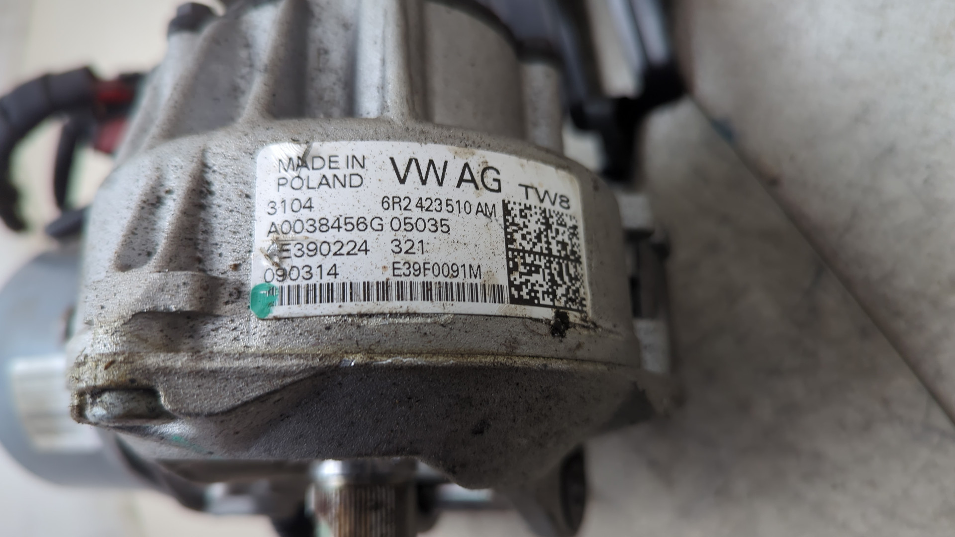 Серводвигатель рулевой рейки