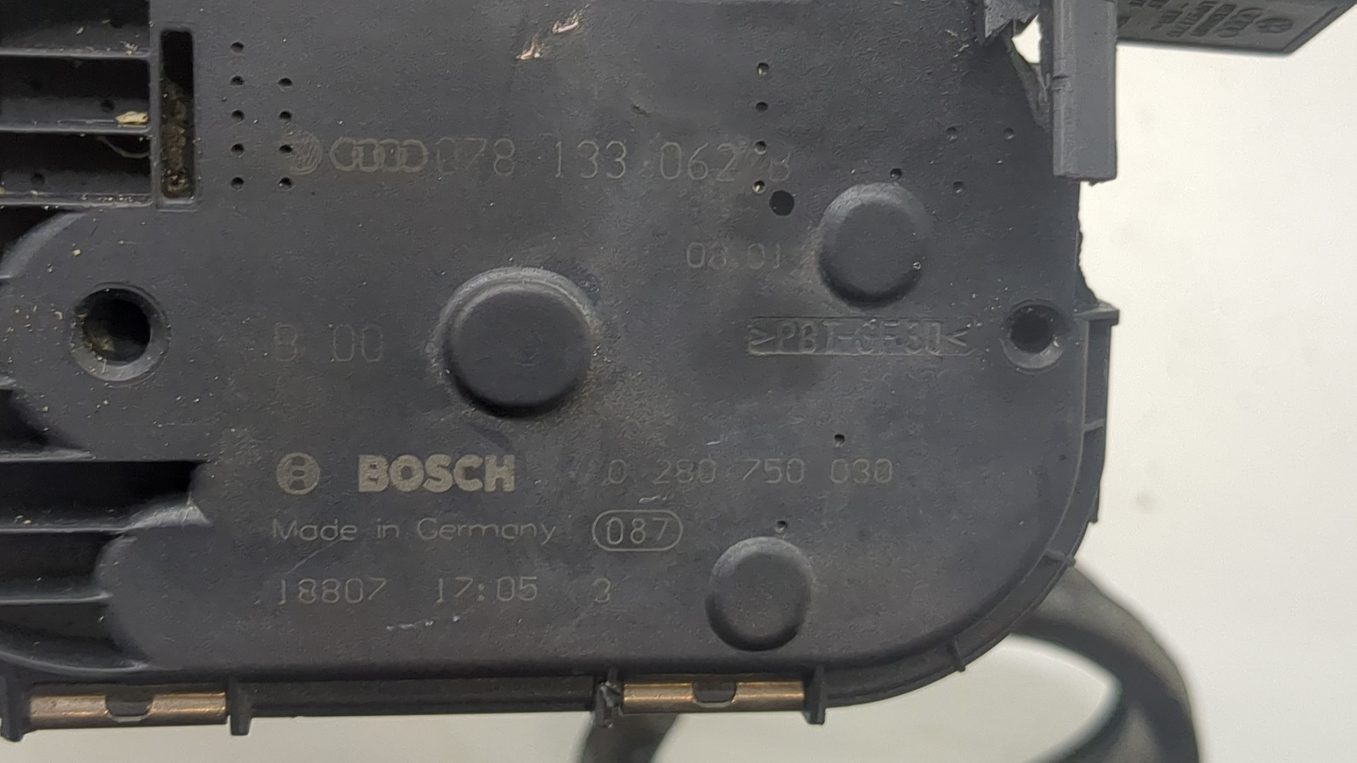 Заслонка дроссельная электрическая